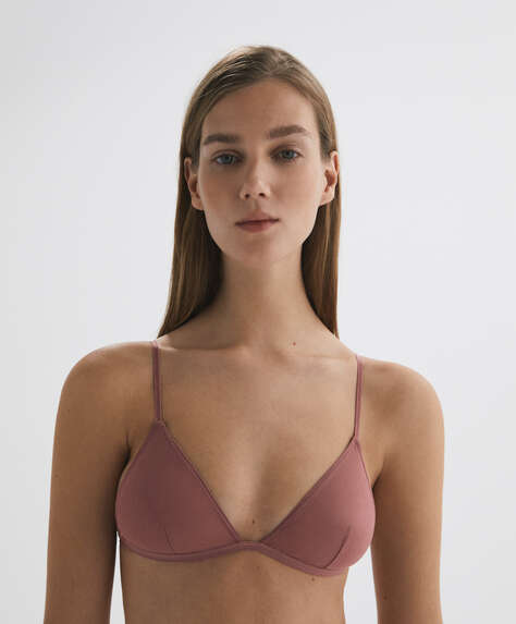 Soutien-gorge triangle tulle