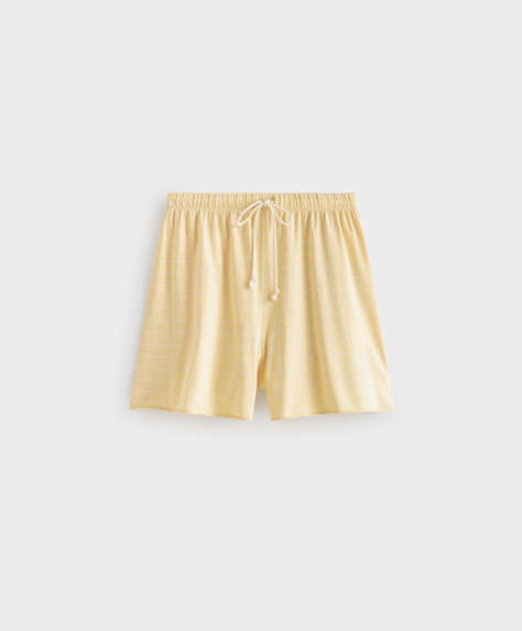 Shorts 100% cotone a righe