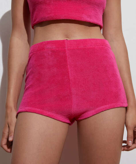 100% cotton towelling shorts
