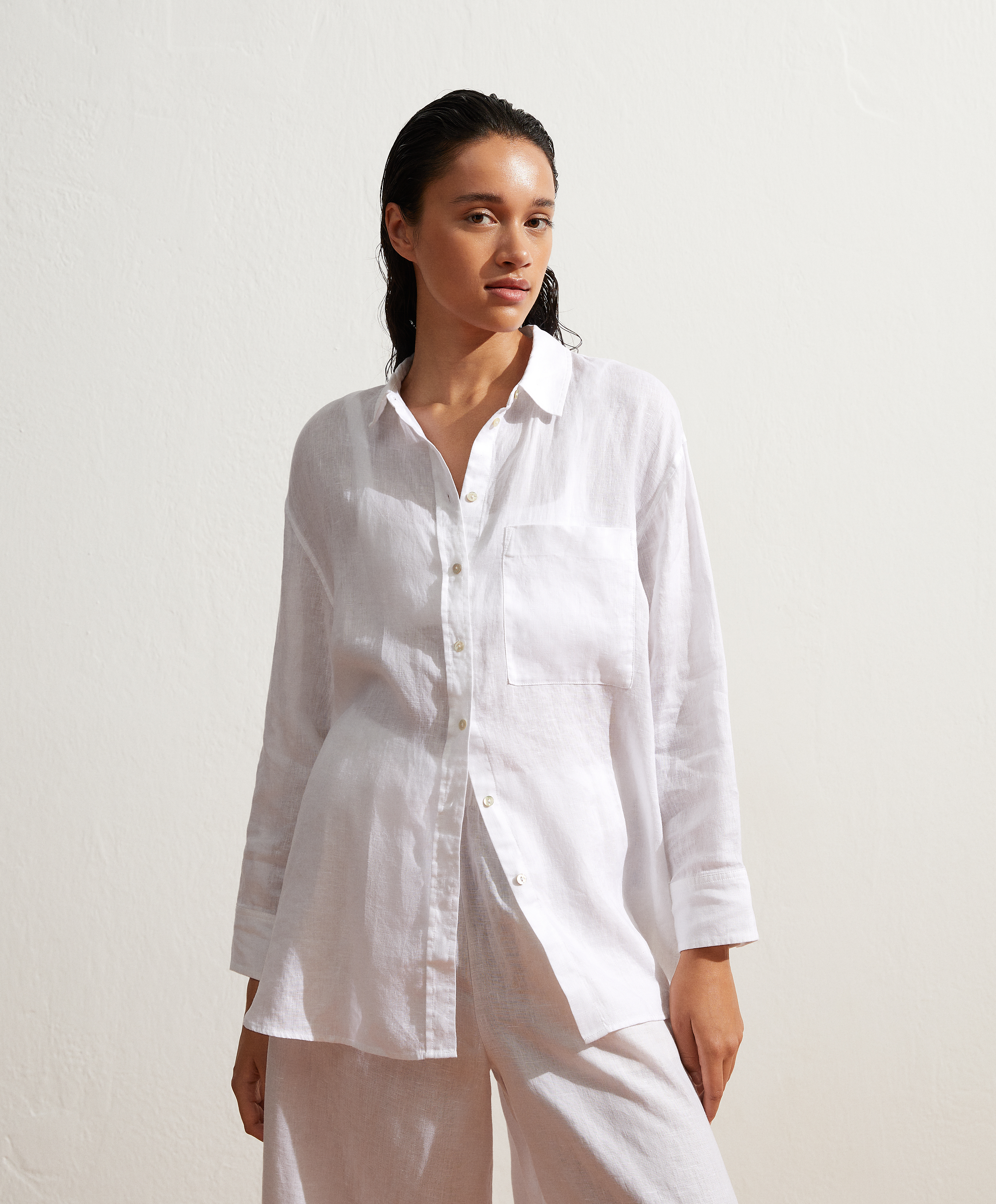 white linen set womens