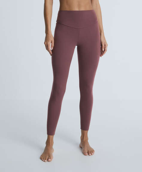 Gris RRP £ 36 Leggings para Mujer Malla De Compresión Oysho 26/"