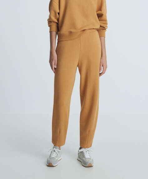 Cotton slouchy trousers