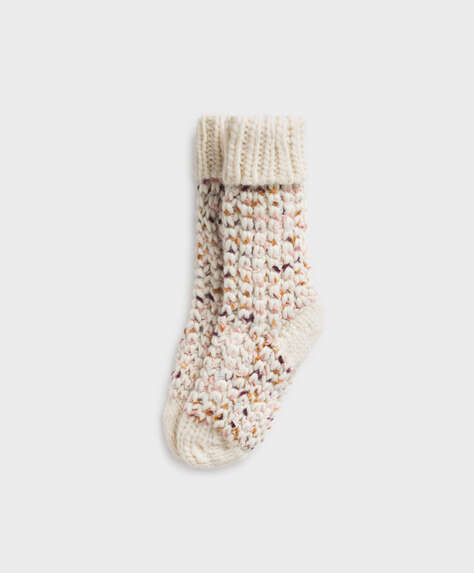 Chunky knit medium socks