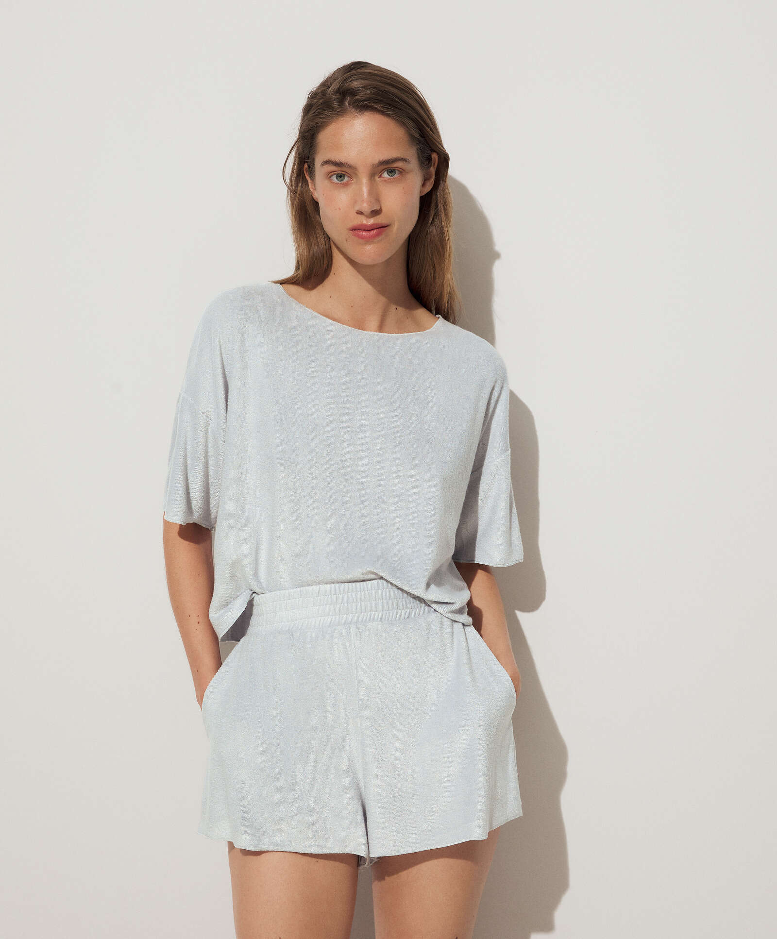 Oysho - Shorts tejido terry