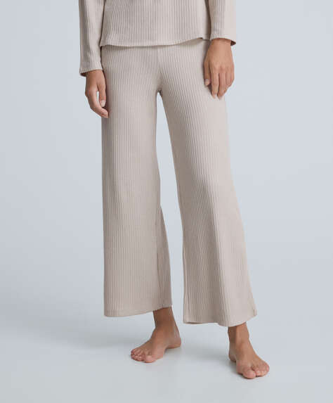 Comfort feel ribbed trousers