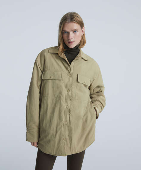Fleece-lined jacket