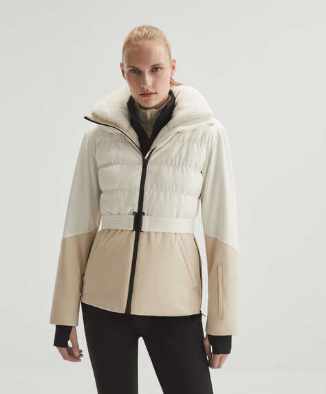 RECCO® SKI two-tone padded jacket