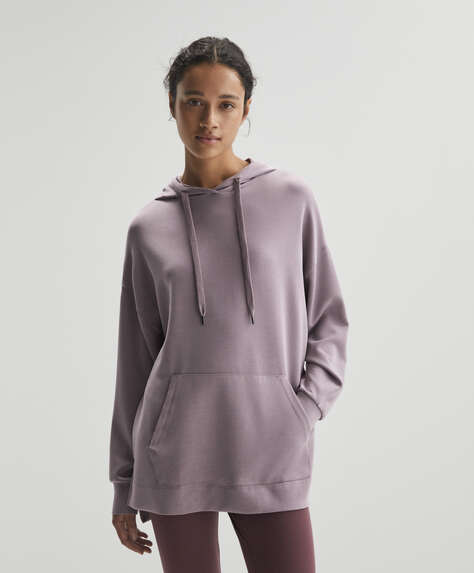 Sudaderas Deportivas Oysho Sudadera Tacto Suave Chaqueta Larga