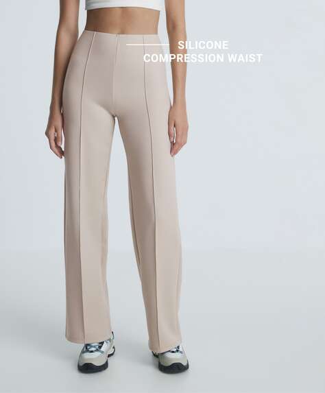 Straight trousers in high-strength fabric