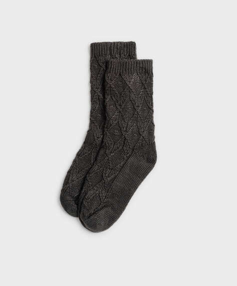 Textured medium socks