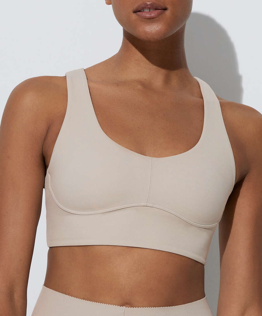 compression sports bra