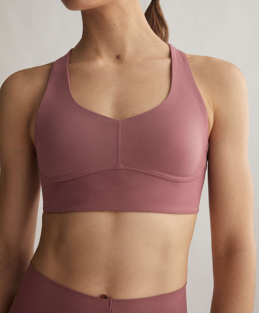 compression sports bra