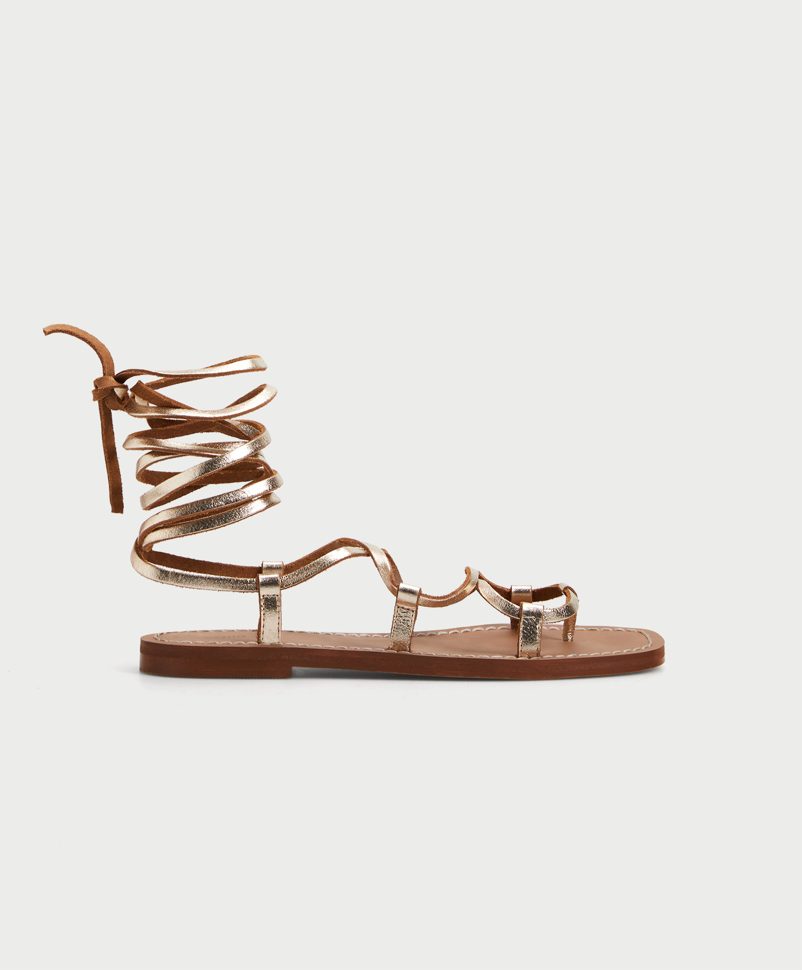1225/080 Leather Roman sandals
