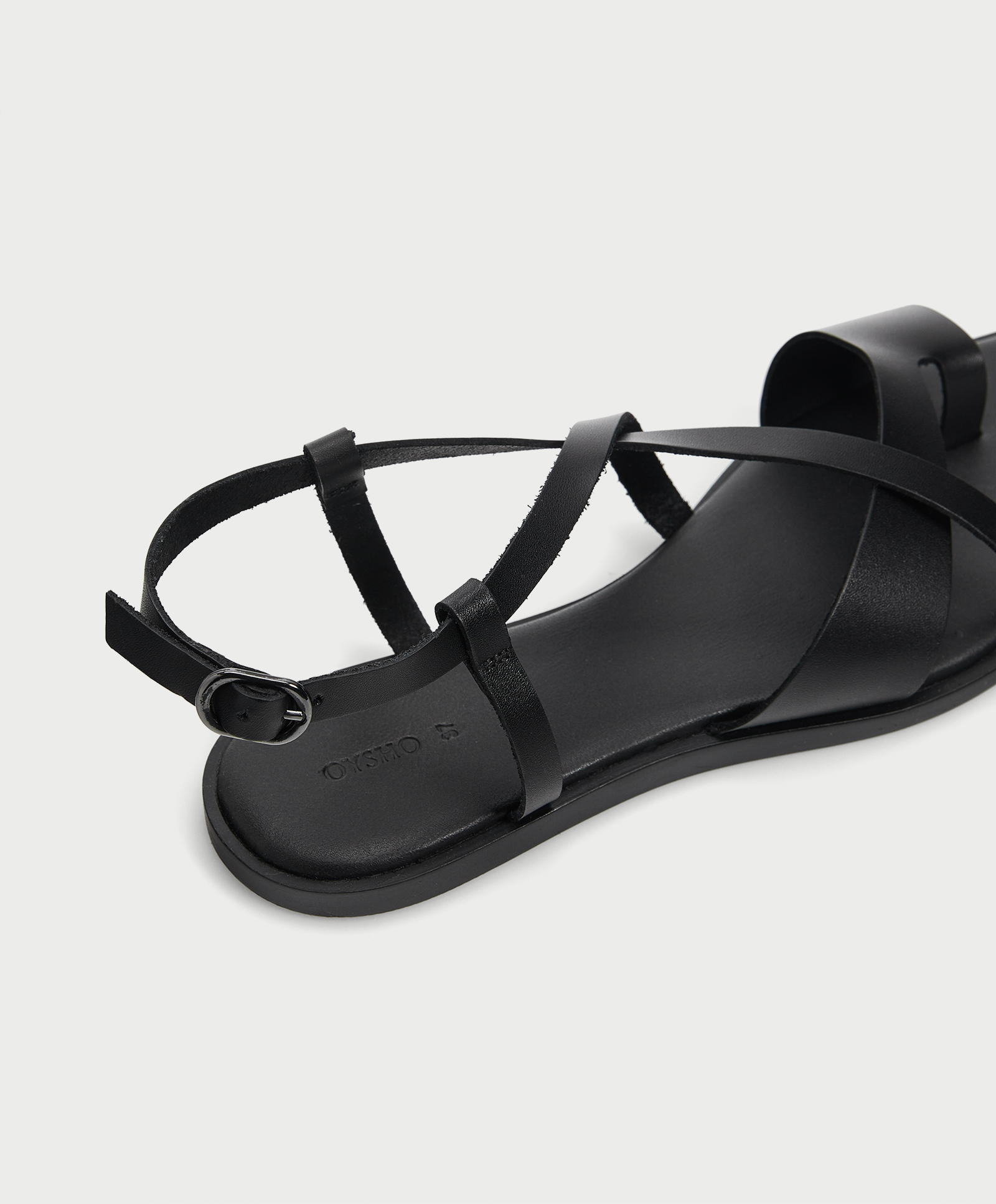Oysho Sandales Dianette cr\u00e8me style d\u00e9contract\u00e9 Chaussures Sandales Sandales Dianette