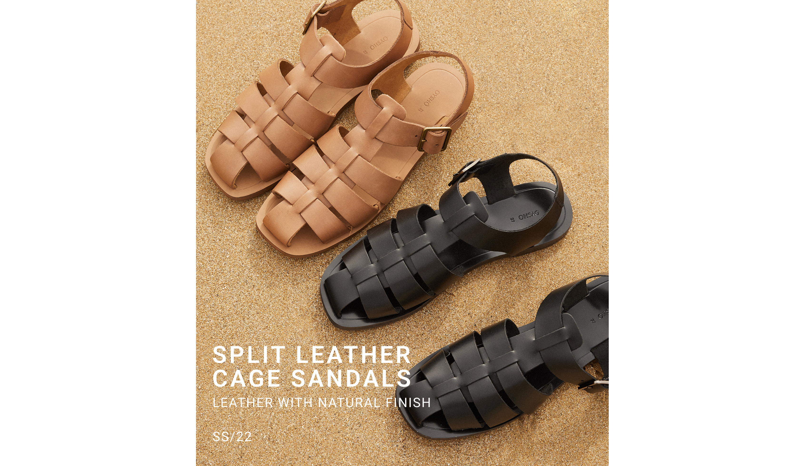 Sandales de plage cuir