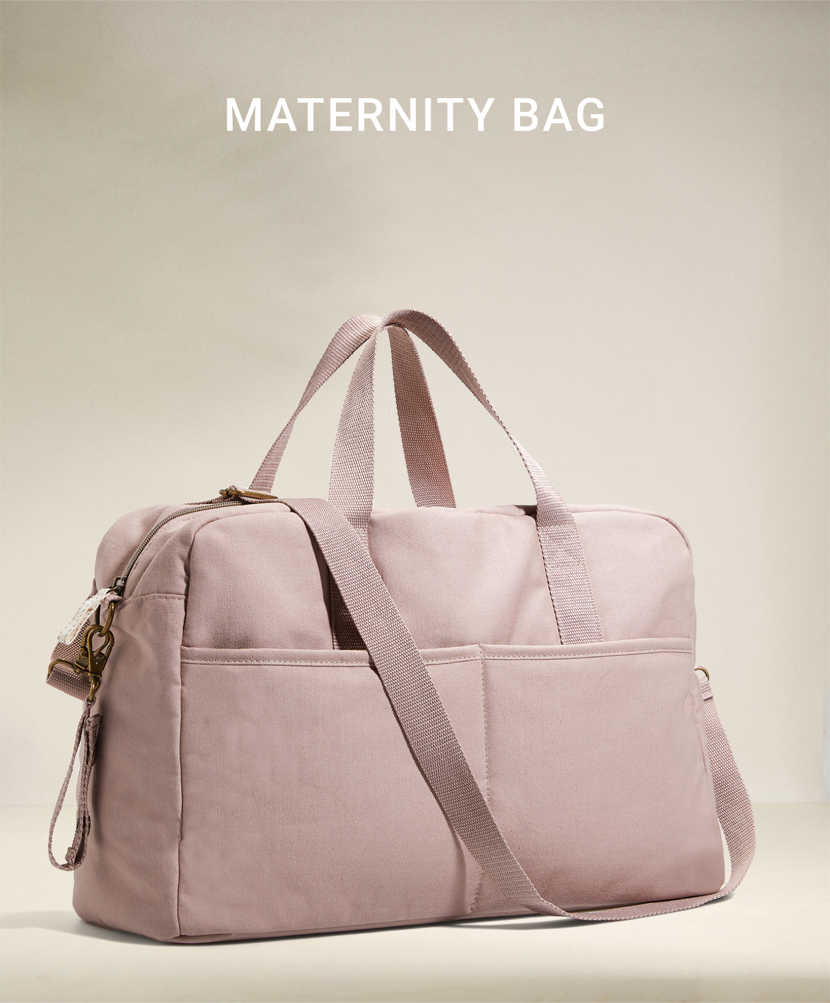Canvas pram maternity bag