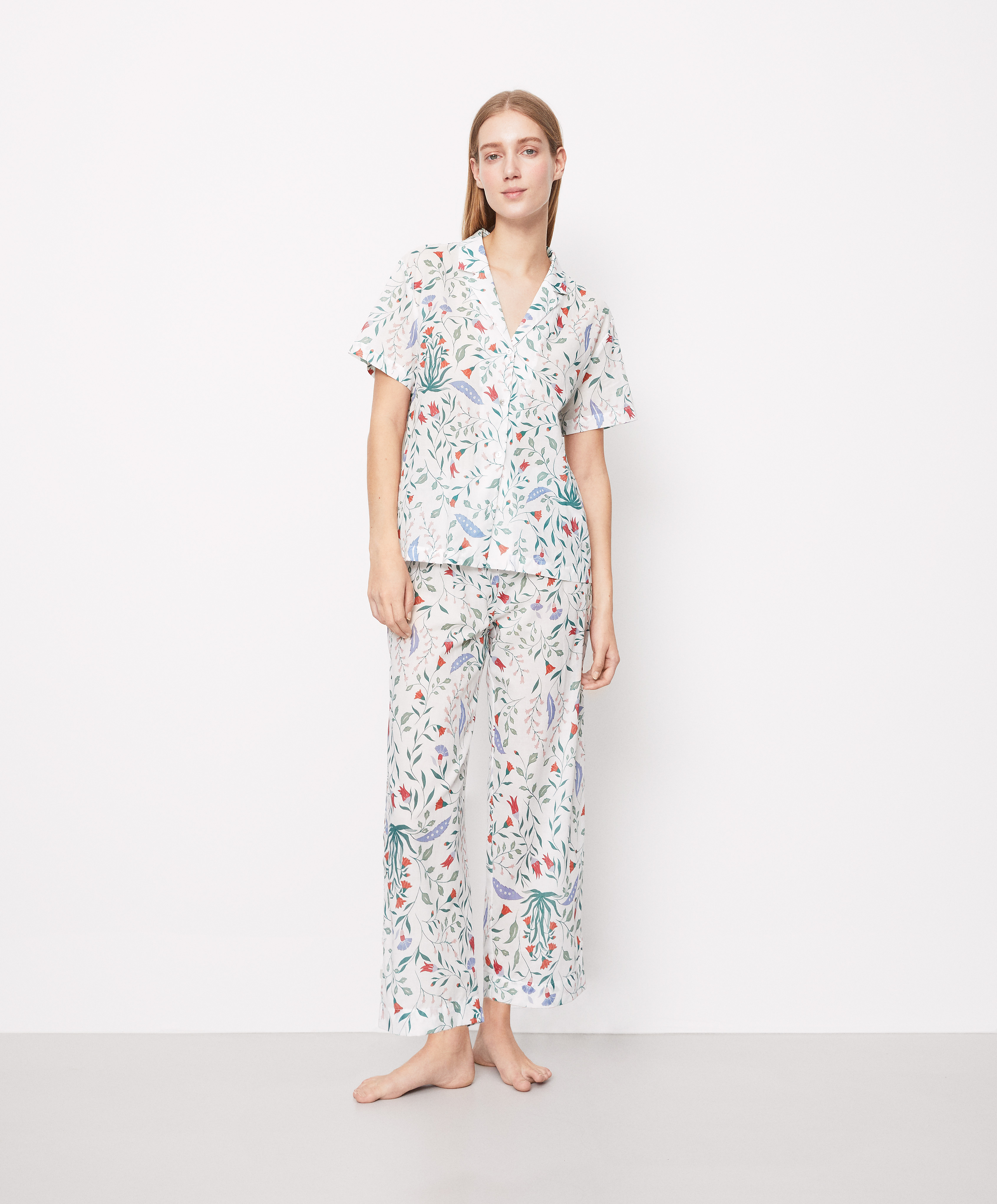 Pijama camisero de mujer | Lencería | OYSHO España