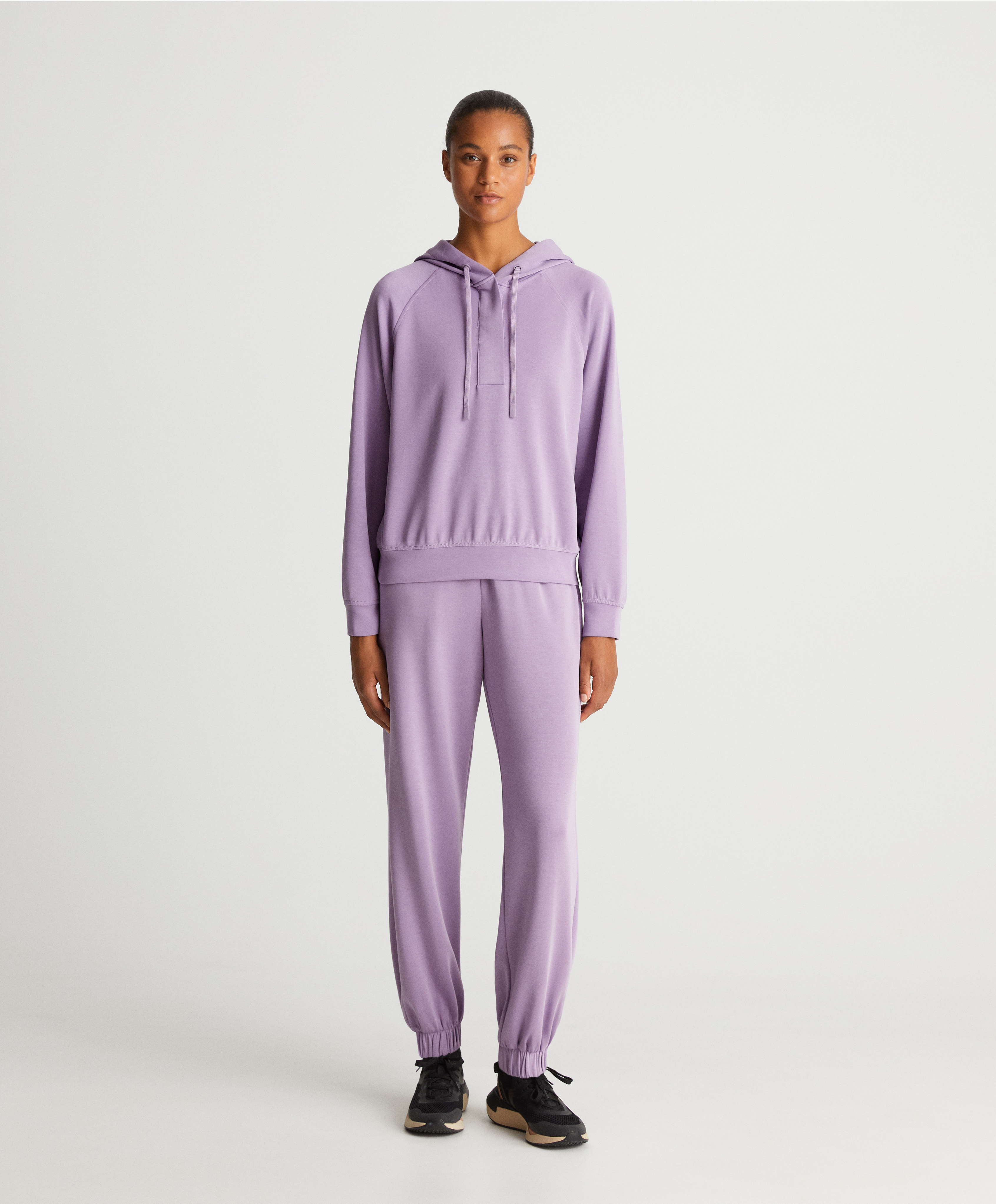 Lavender soft touch modal tracksuit