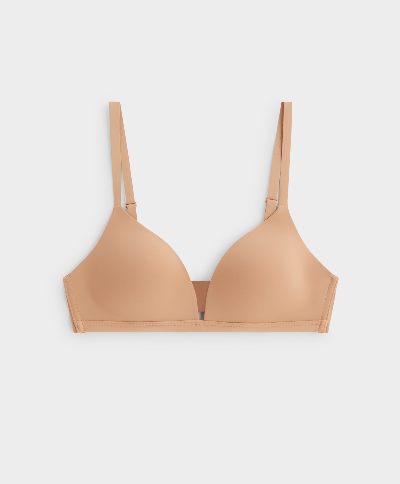 Polyamide low-cut triangle bra