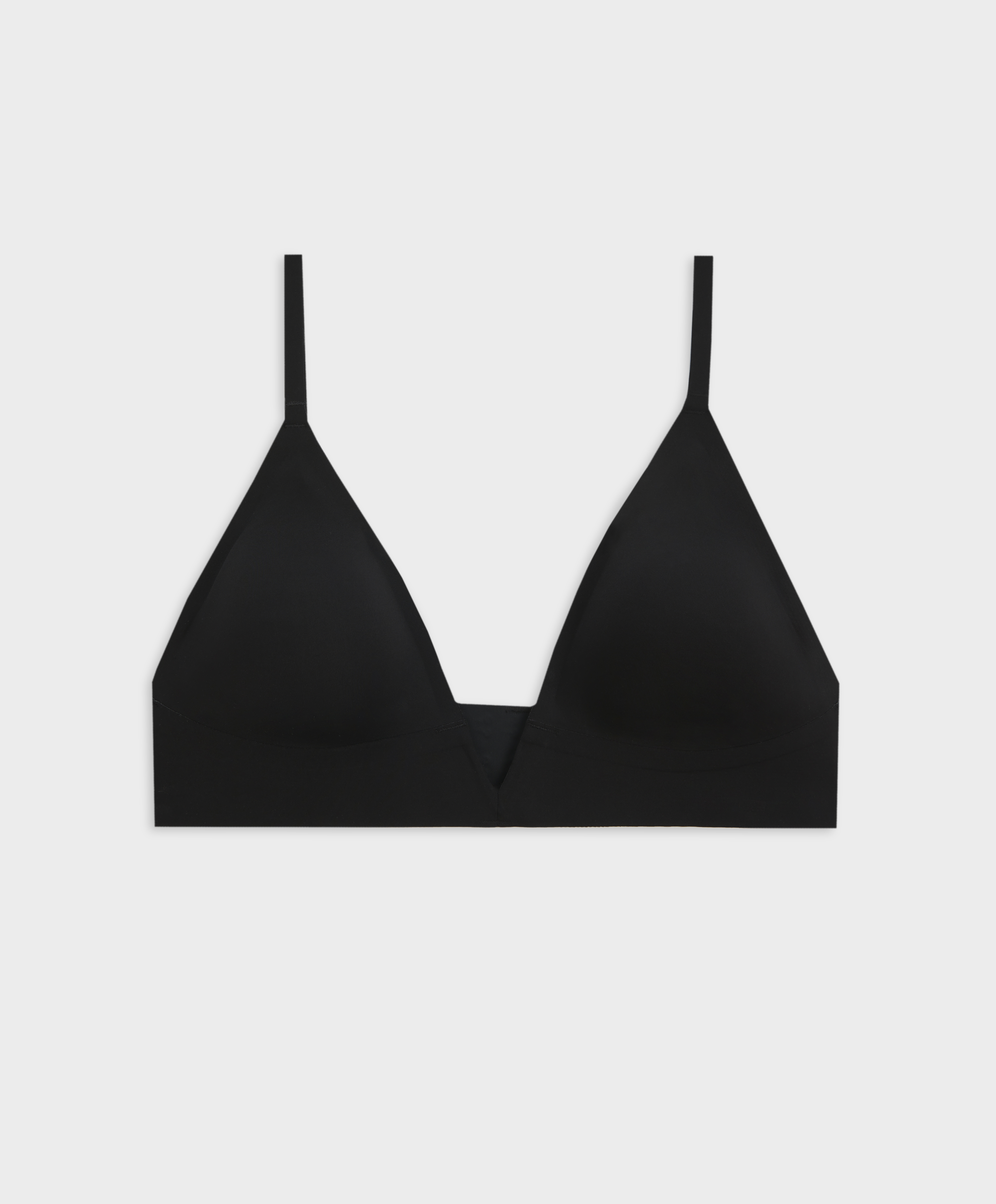 Invisible low-cut triangle bra