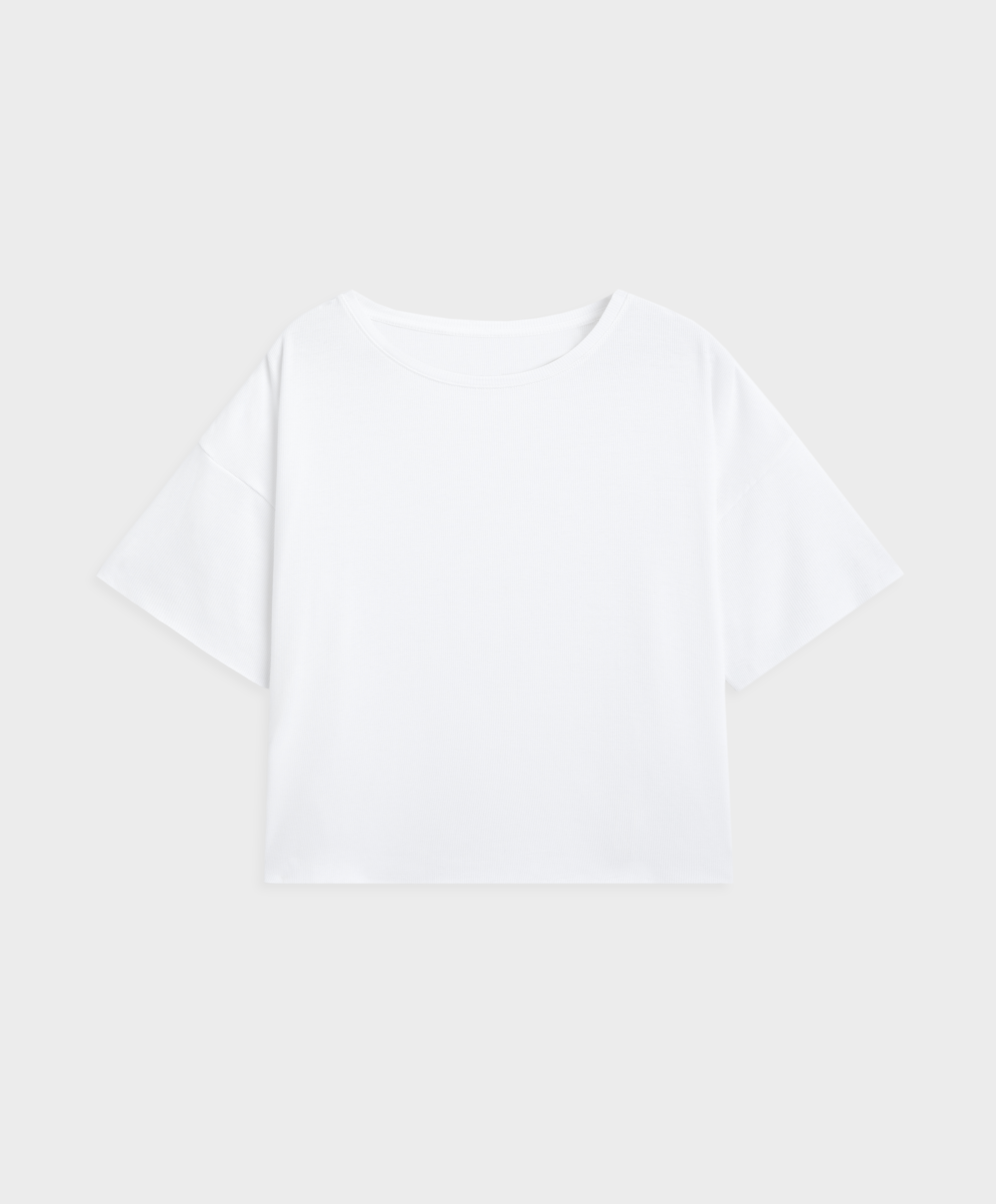 T-shirt de manga curta em algodão