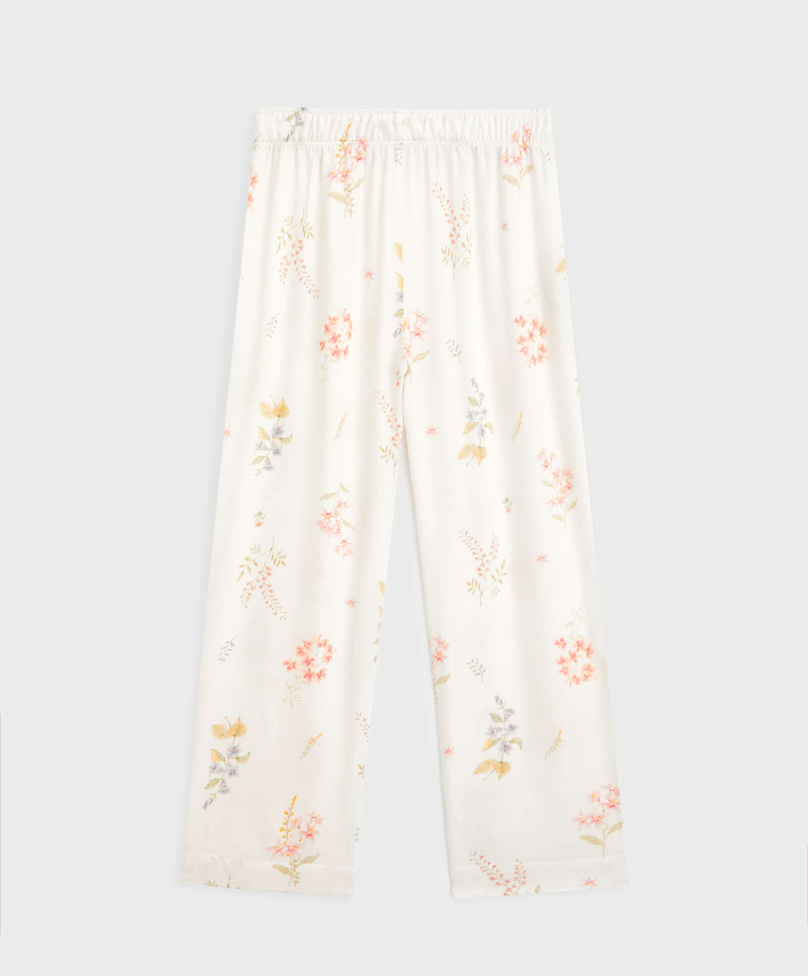Pantaloni lunghi con stampa floreale