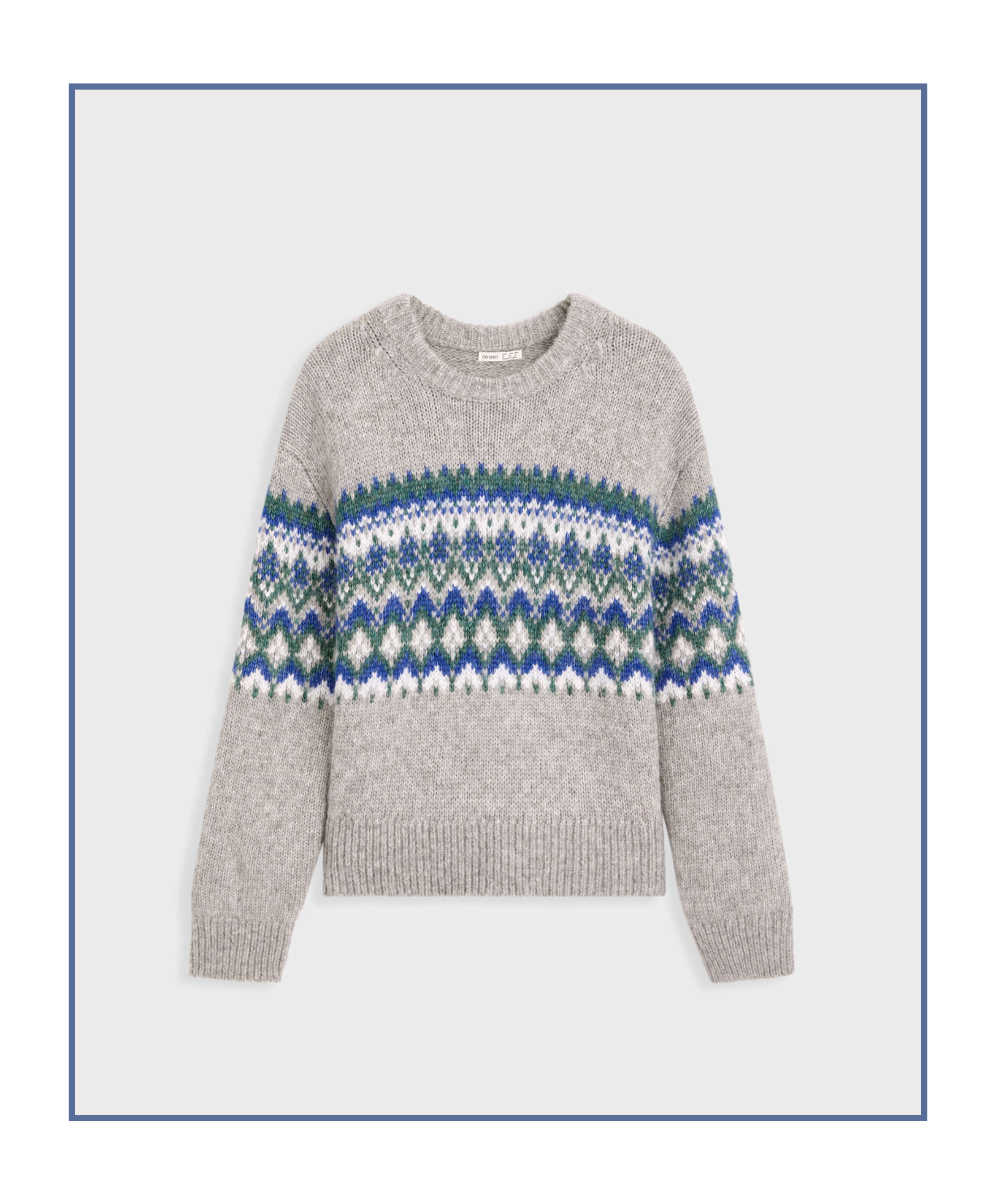 Трикотажний жакардовий светр
