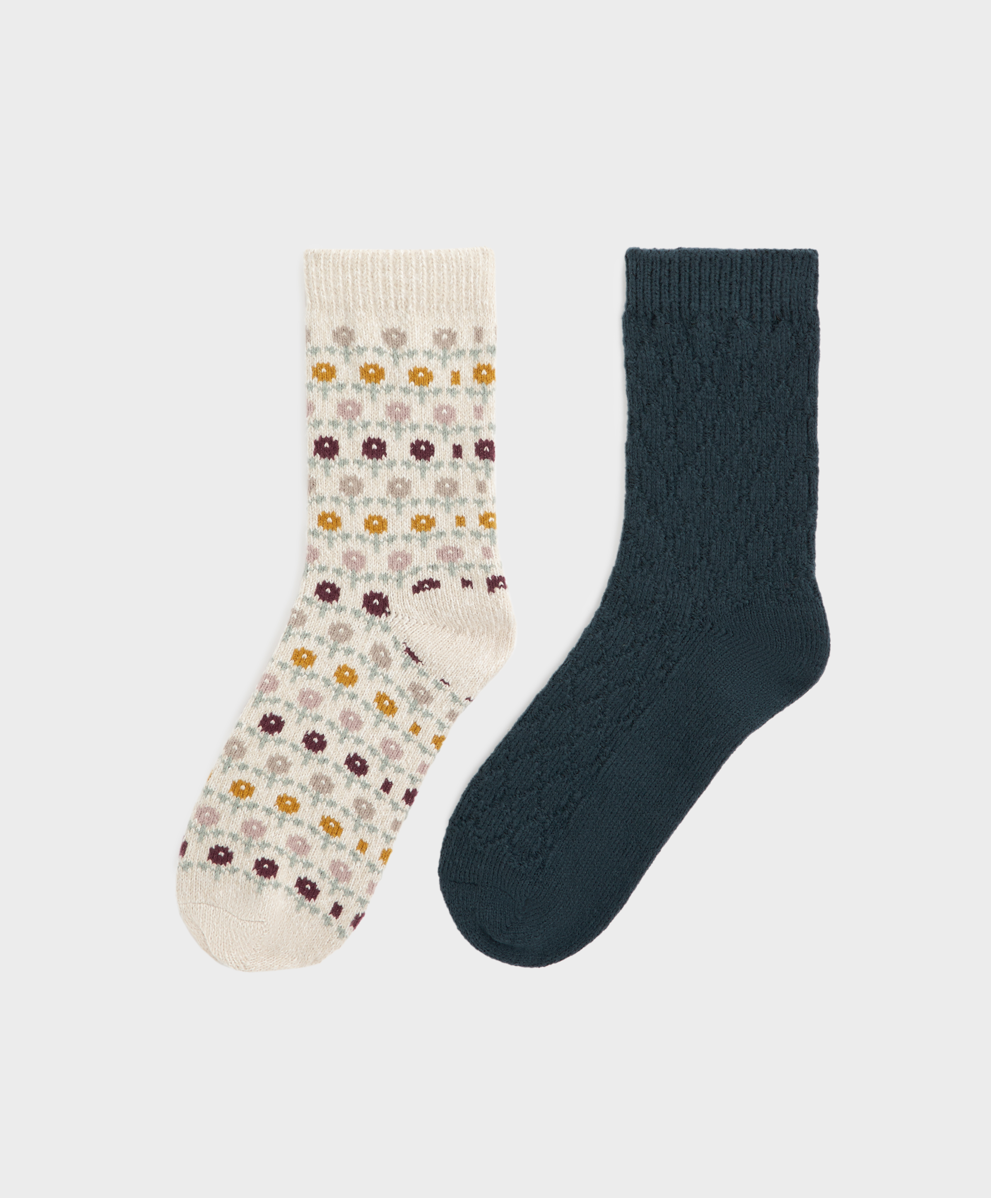 2 paar classic sokken