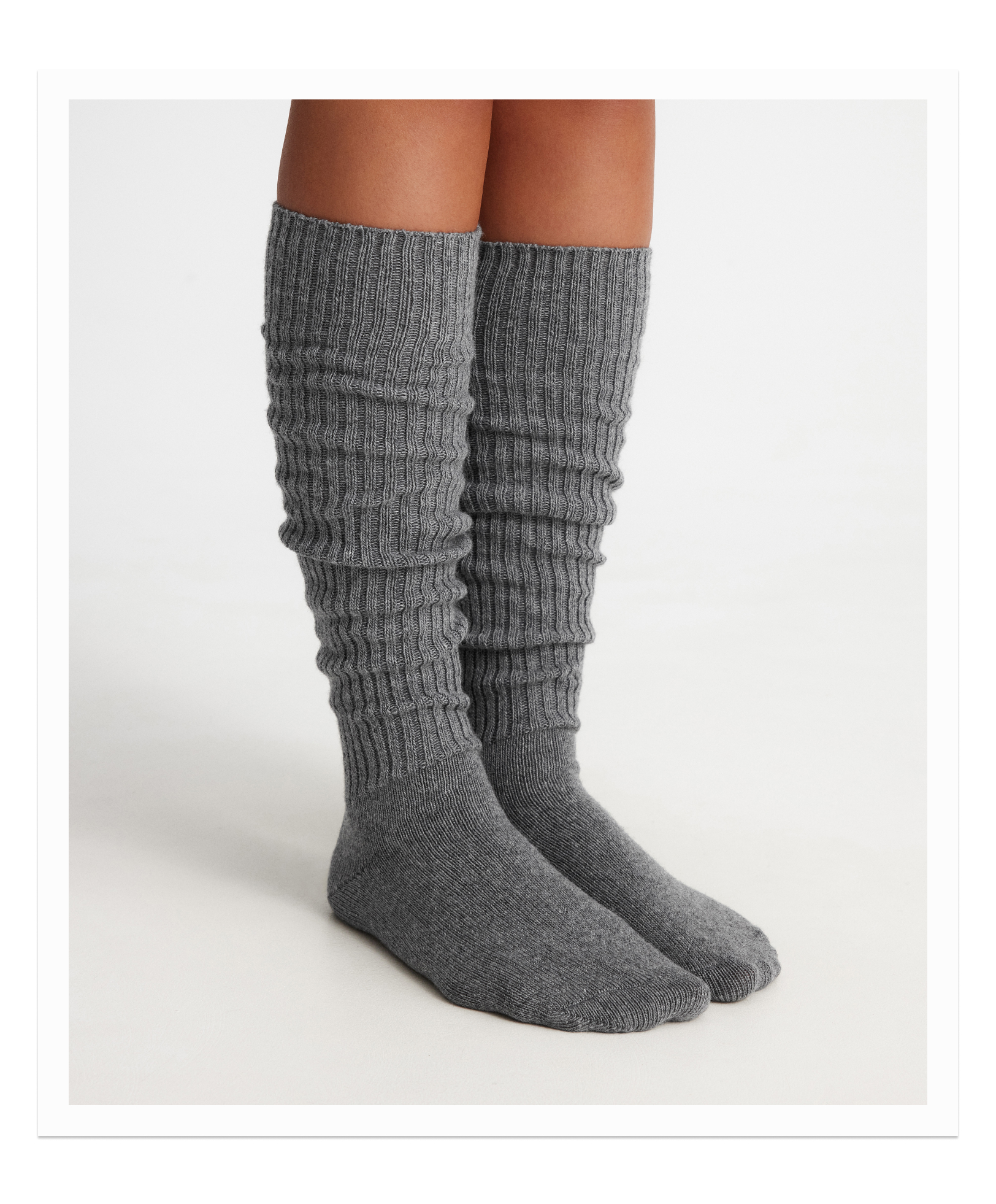 Long cashmere socks