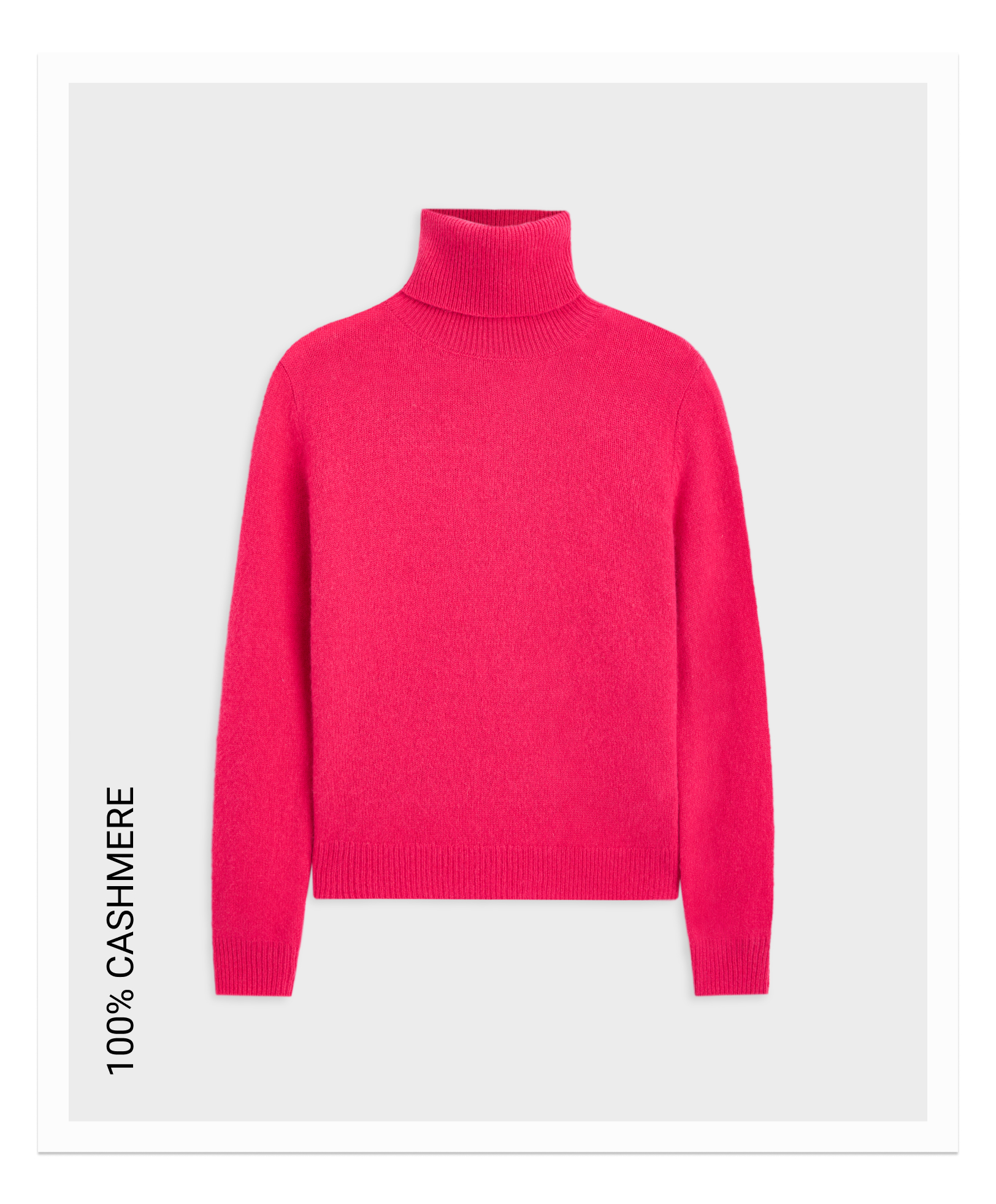 100% cashmere turtleneck sweater