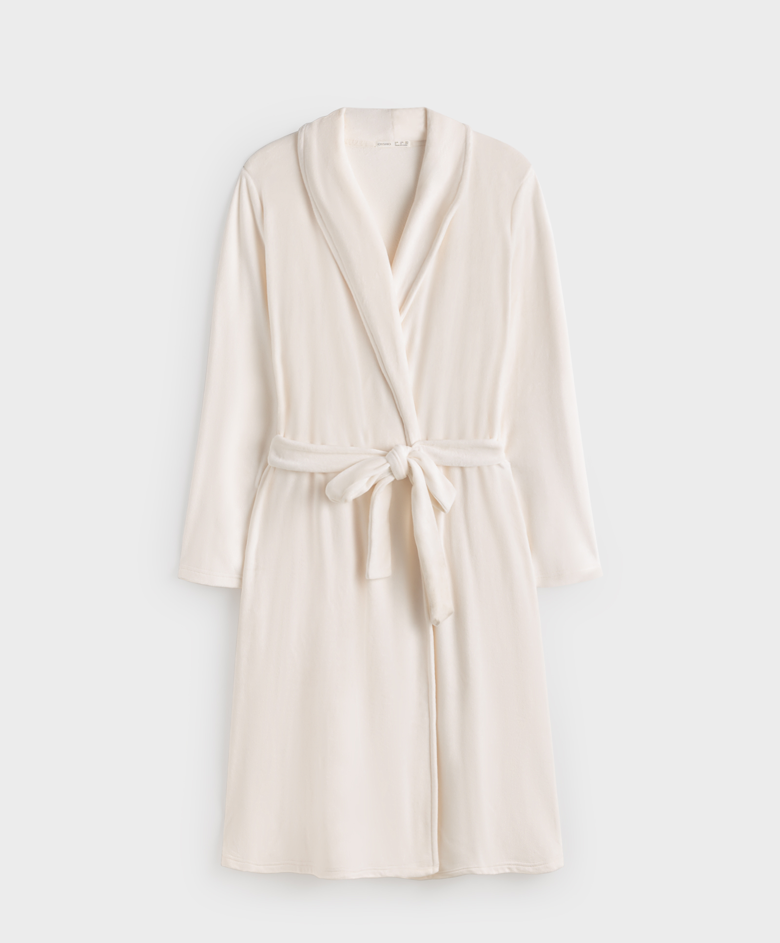 Soft touch velour dressing gown