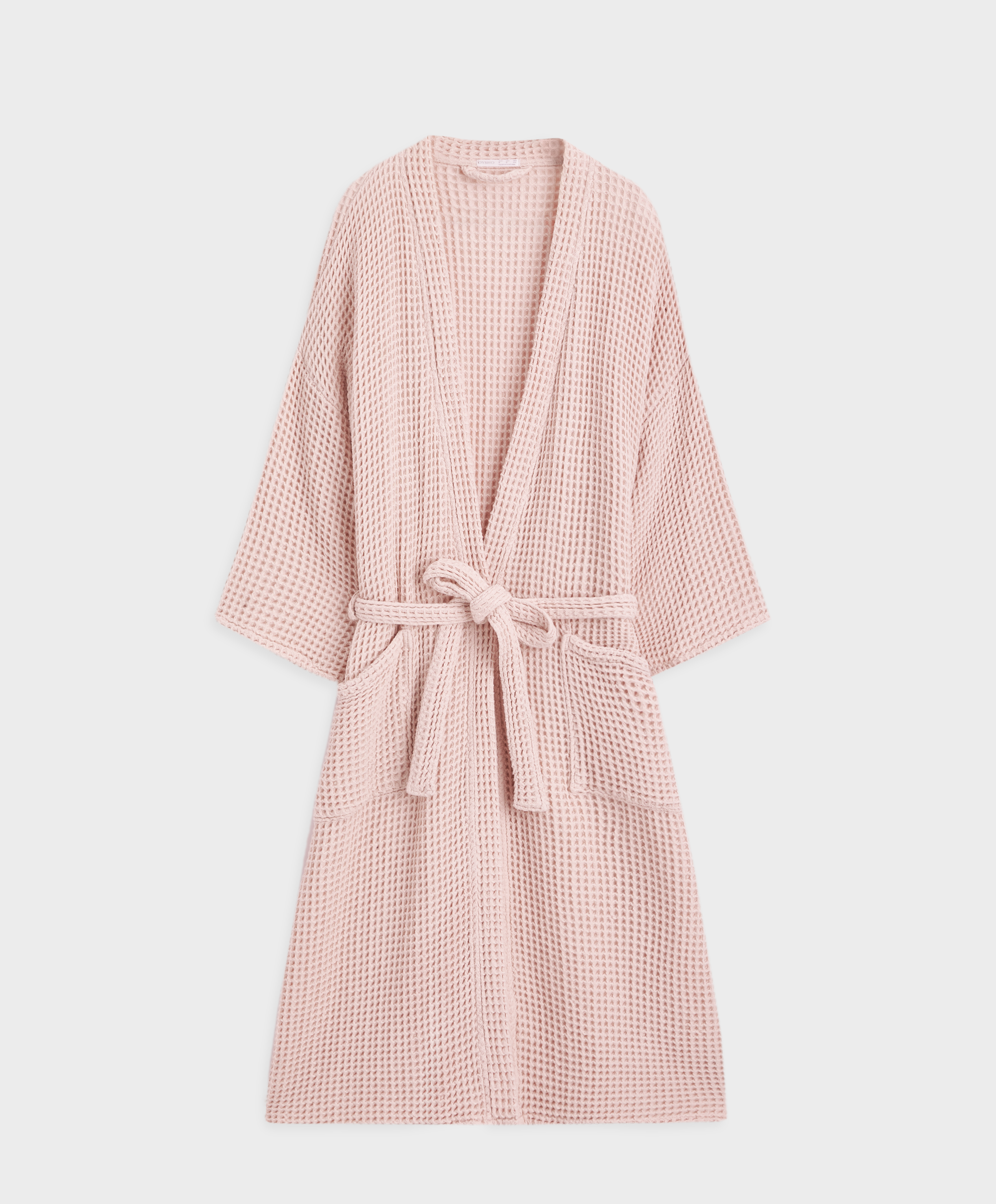 100% cotton waffle dressing gown