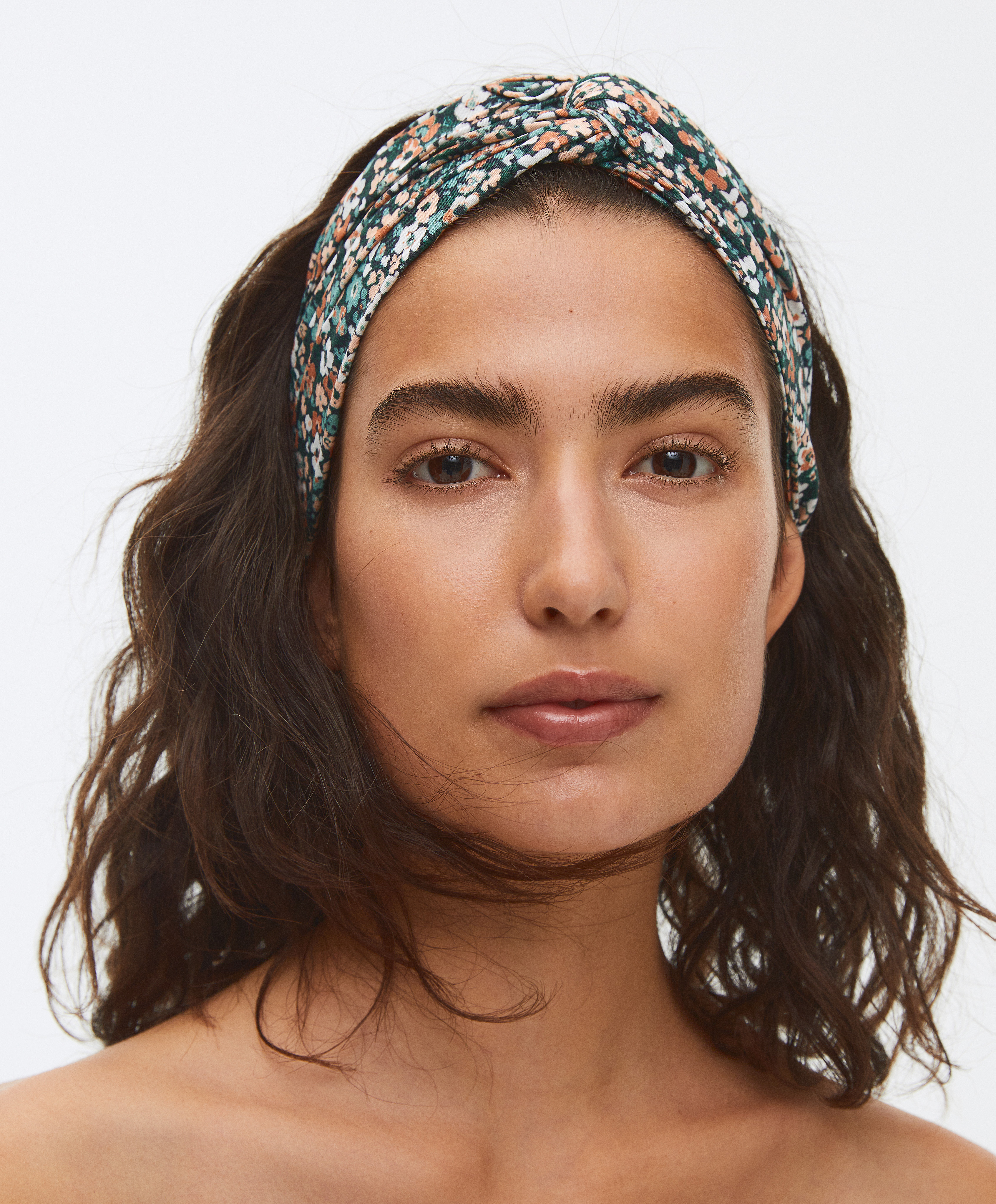 Floral turban headband