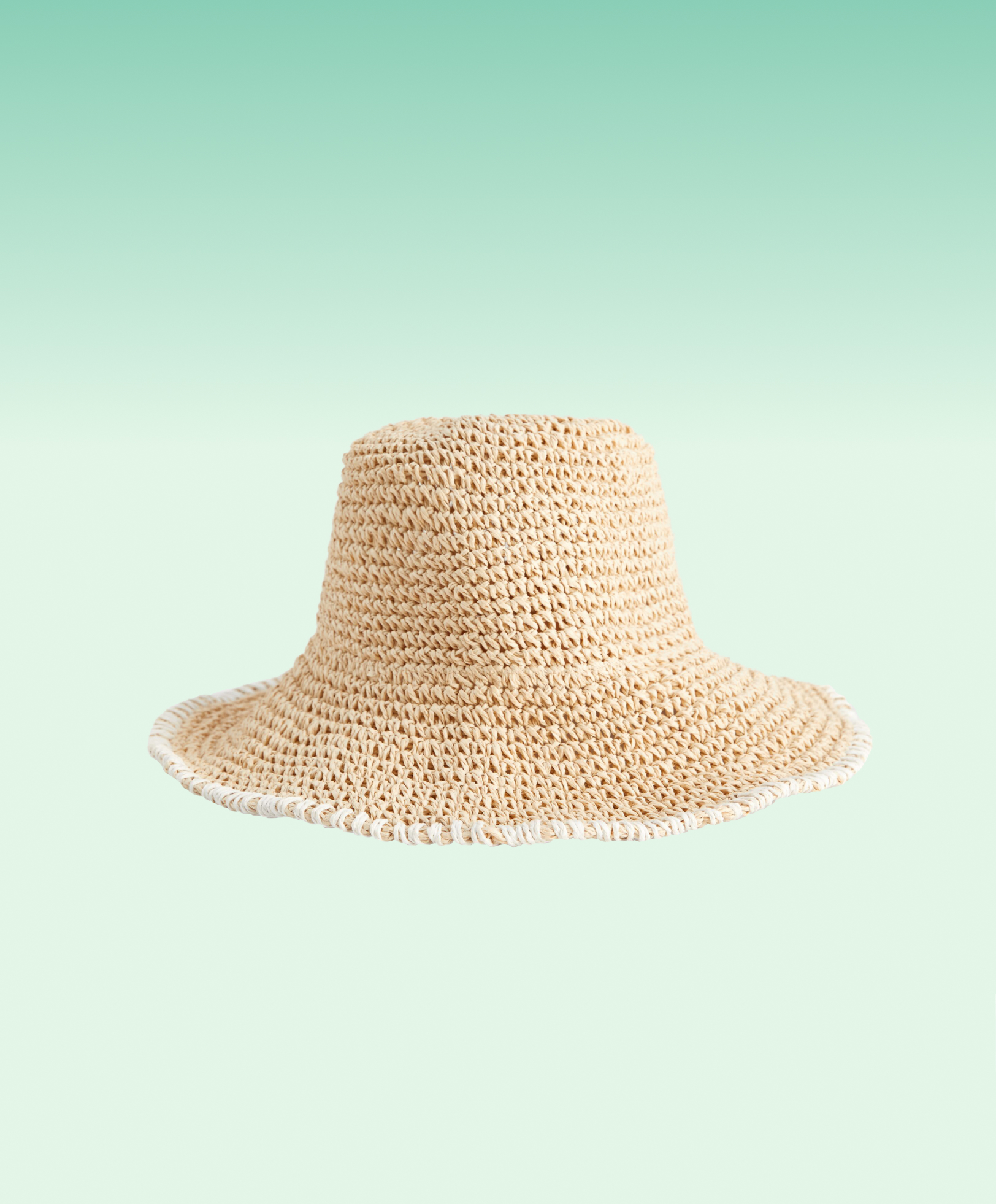 Braided bucket hat