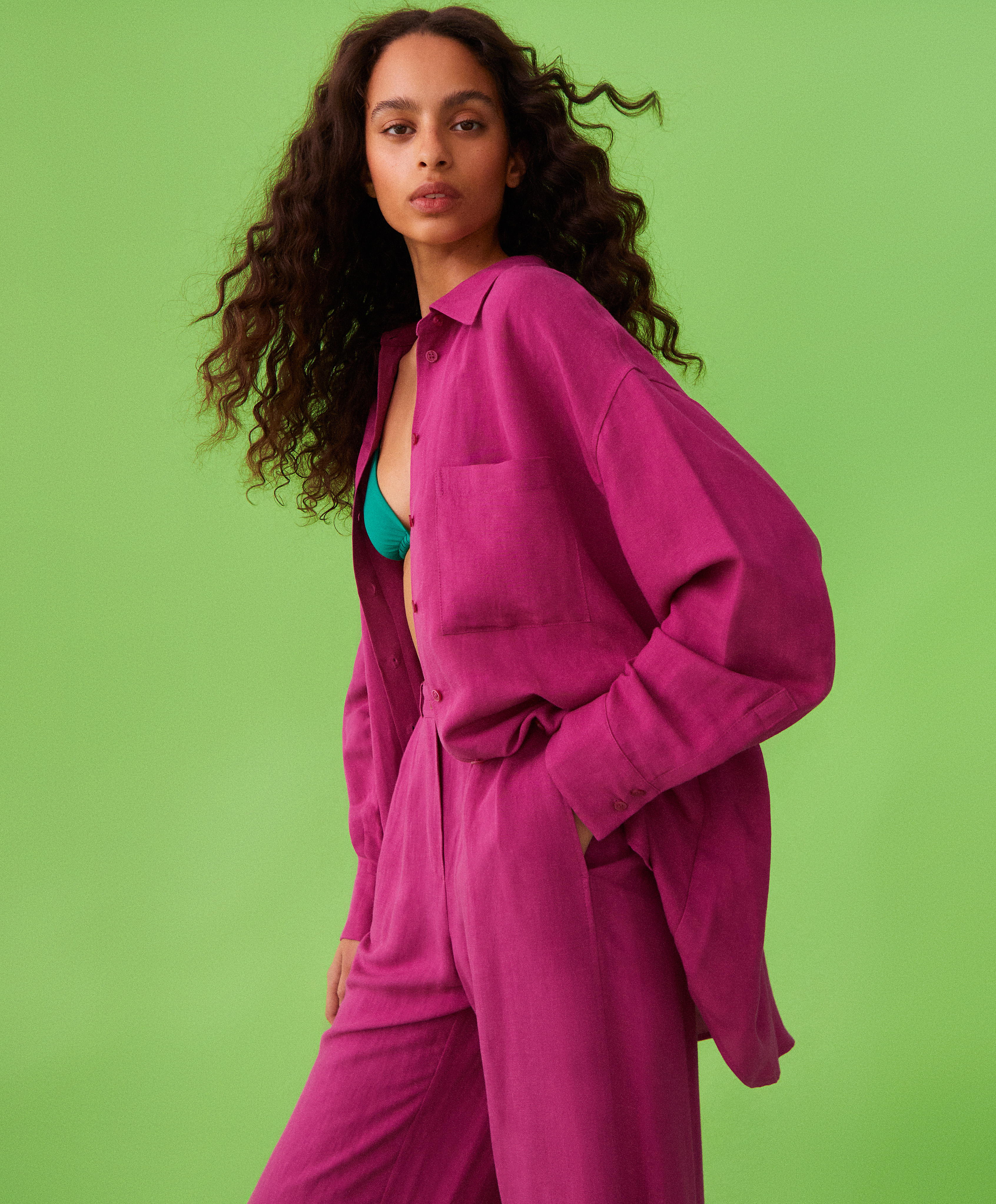 Women's beach shirts | OYSHO Azerbaijan