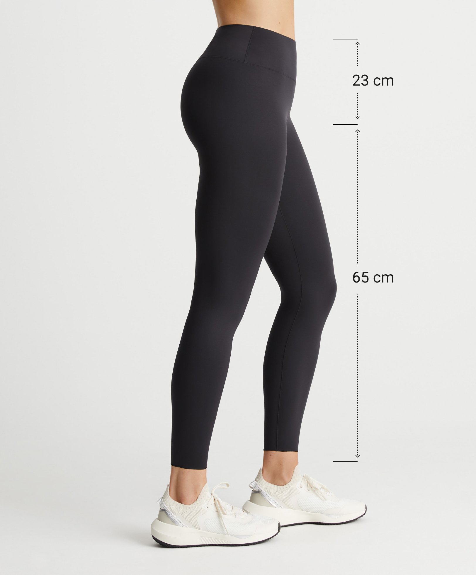Ankellange leggings, medium rise, perfect adapt, 65 cm