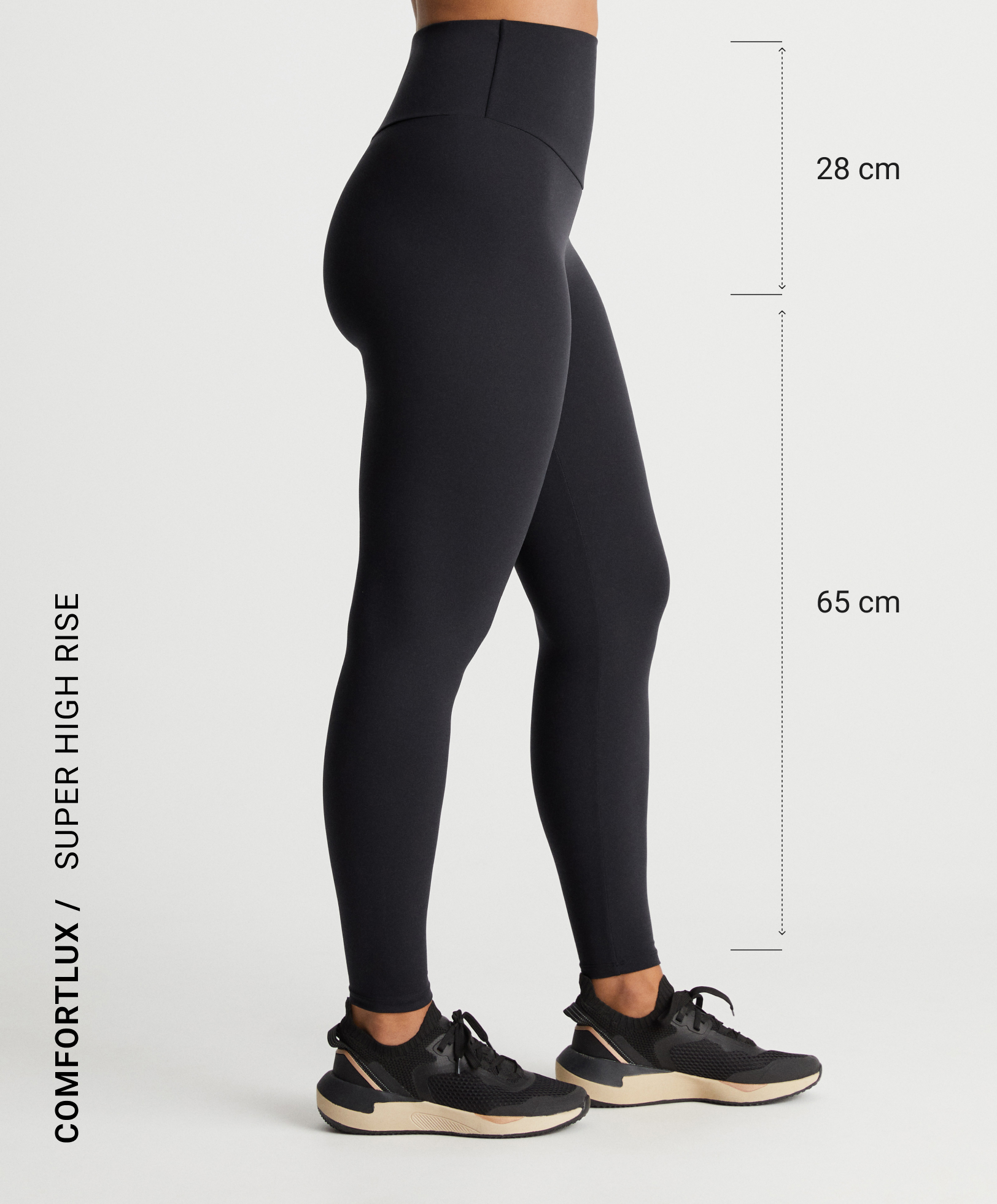 Comfortlux super-high-rise 65cm ankle-length leggings