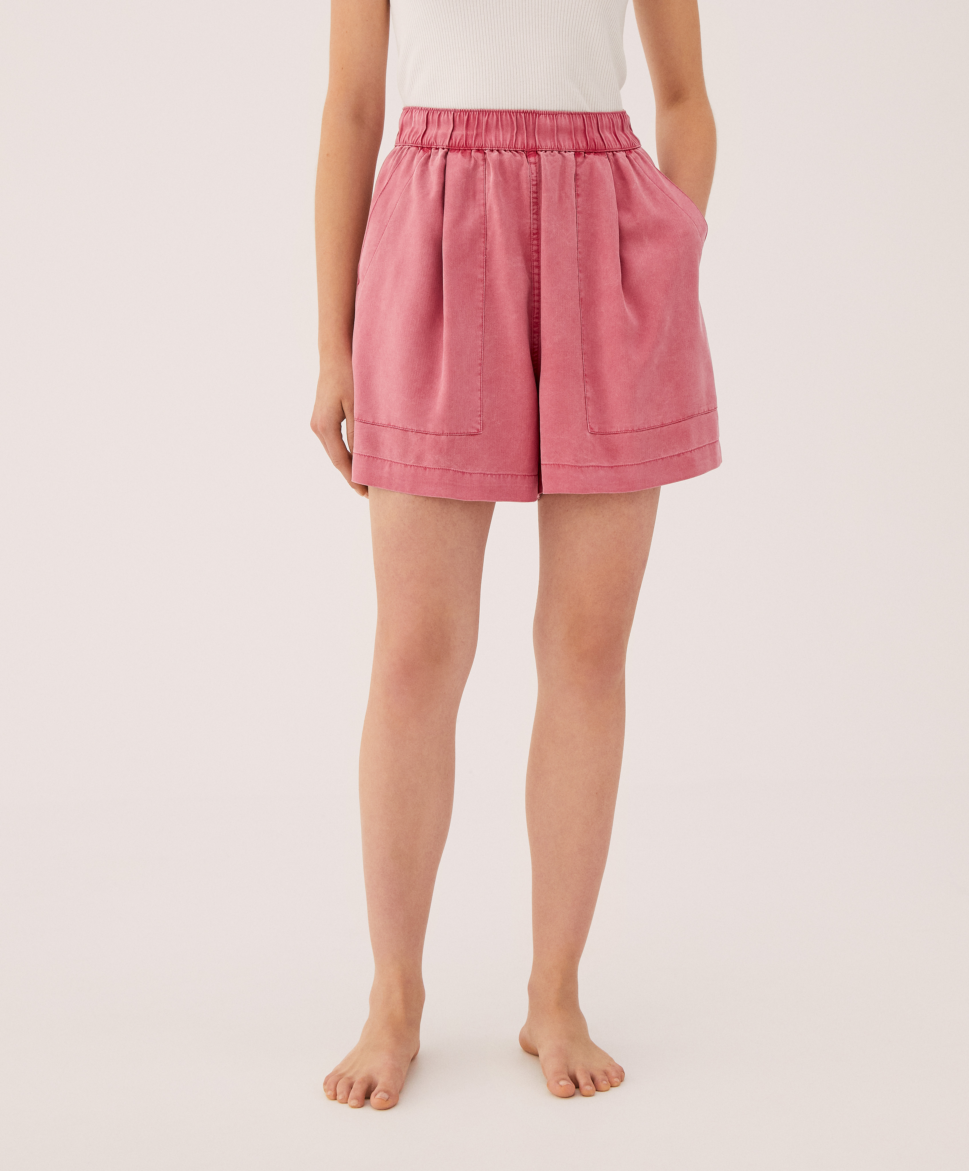 Soft touch lyocell shorts