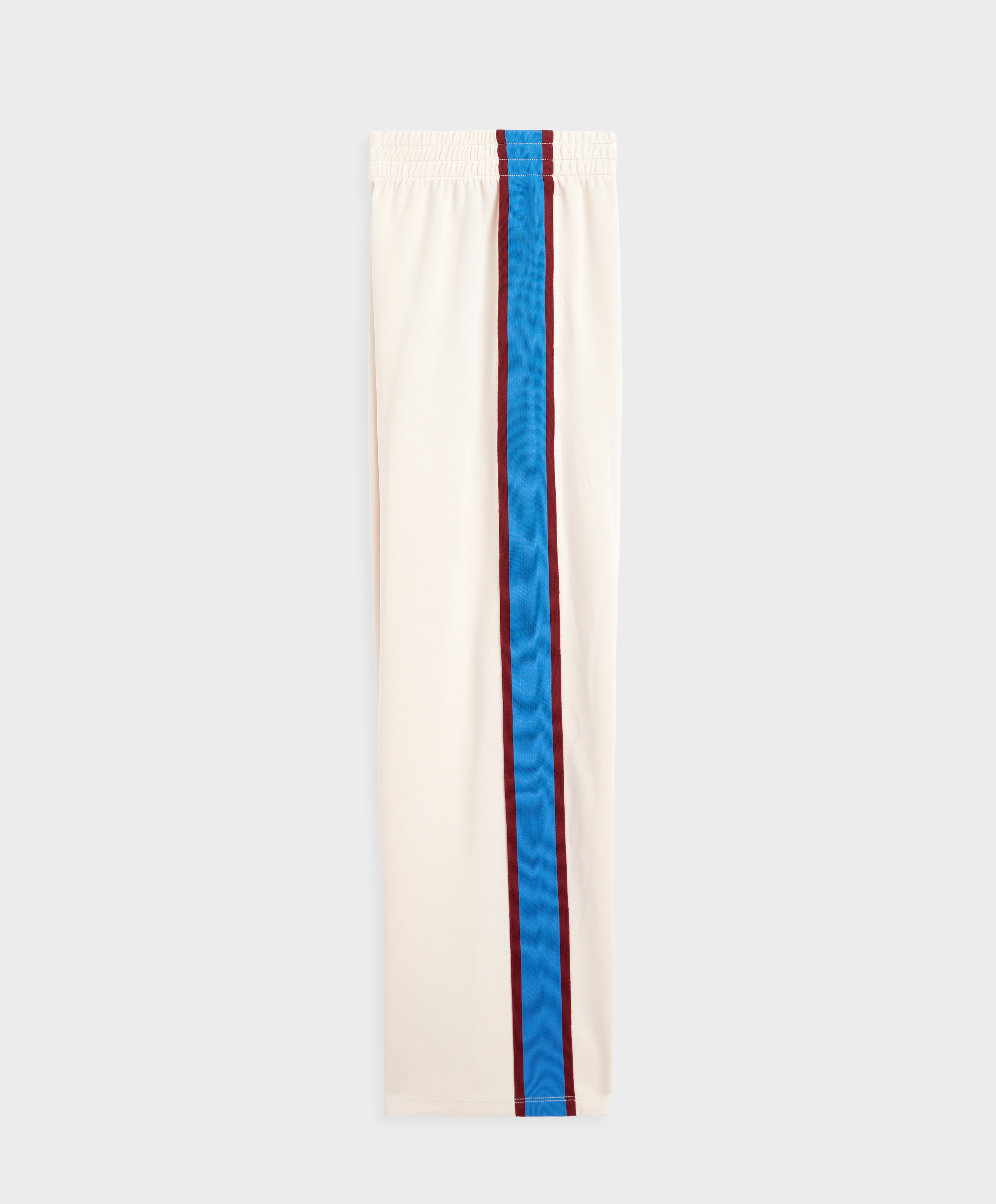 Gerade geschnittene Hose aus weichem Modal mit Streifen