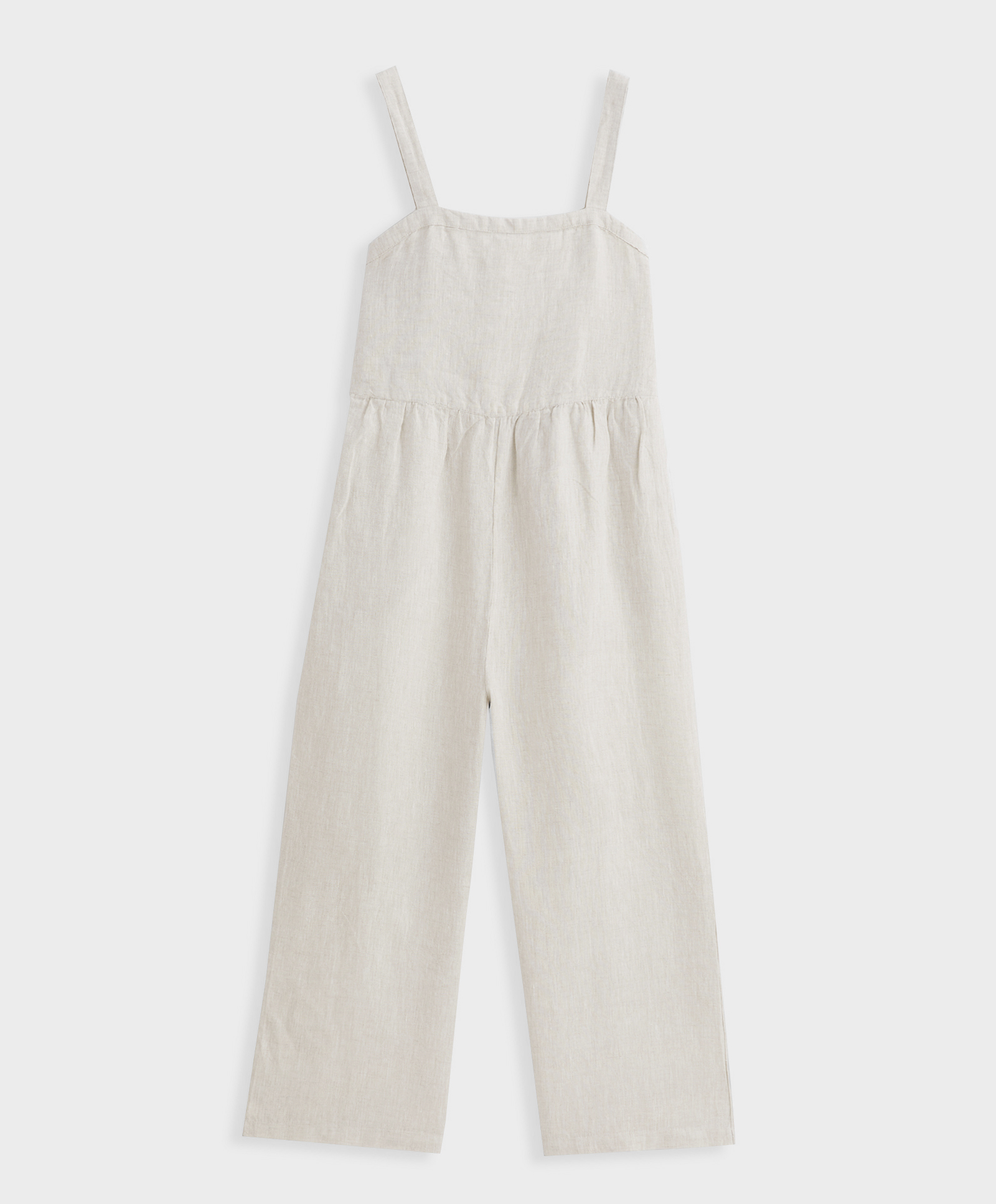 linen jumpsuit oysho