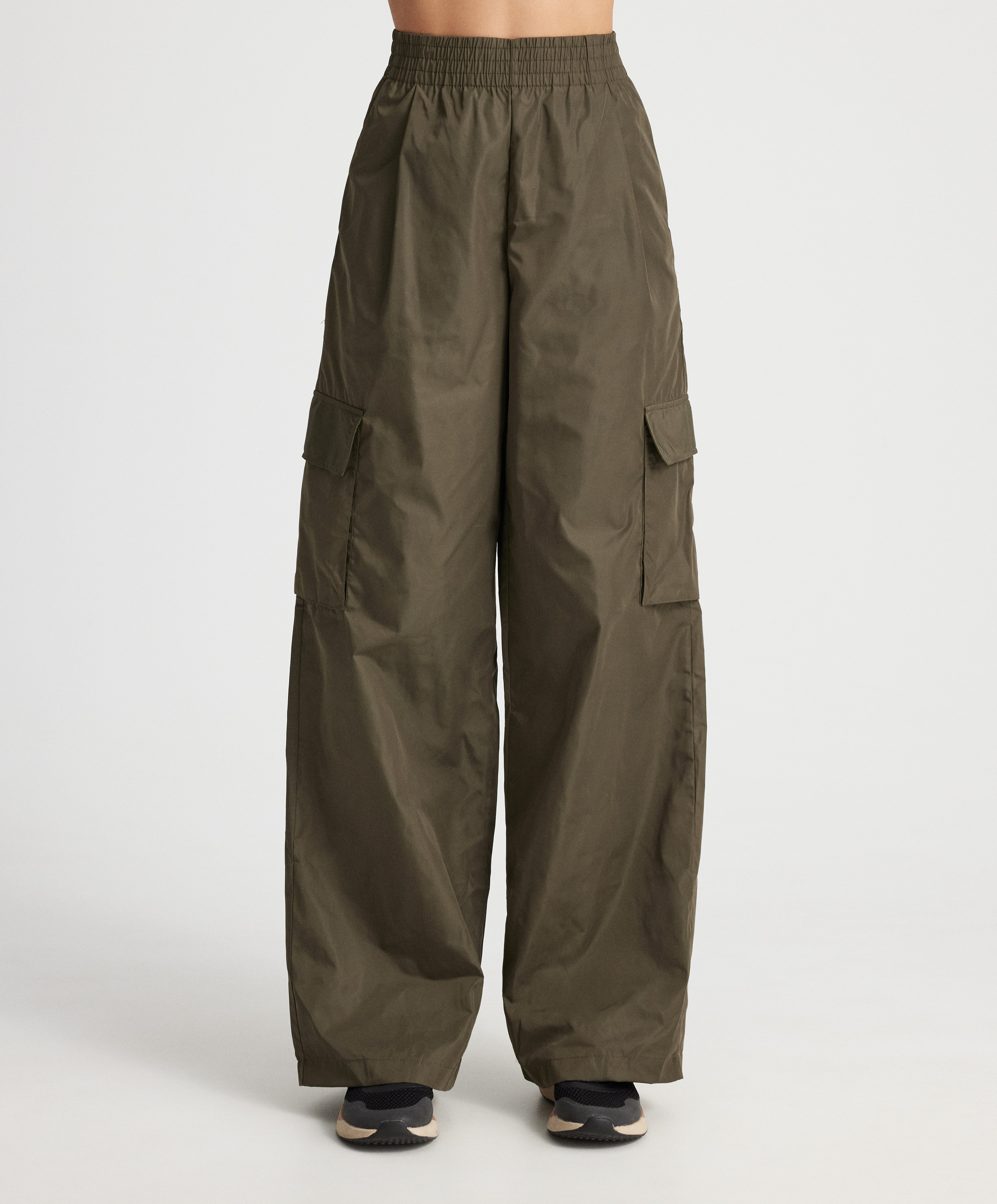 Nylon cargo trousers