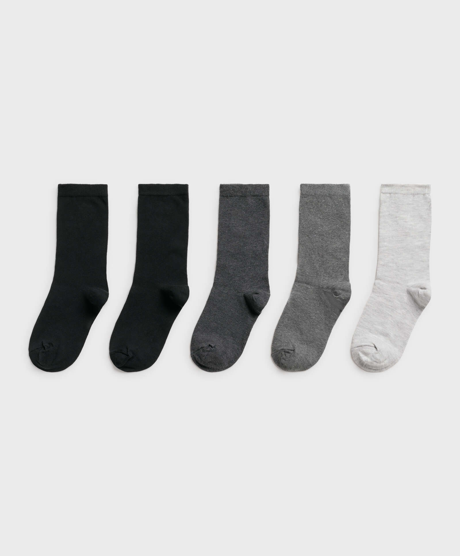 5 paires de chaussettes en coton