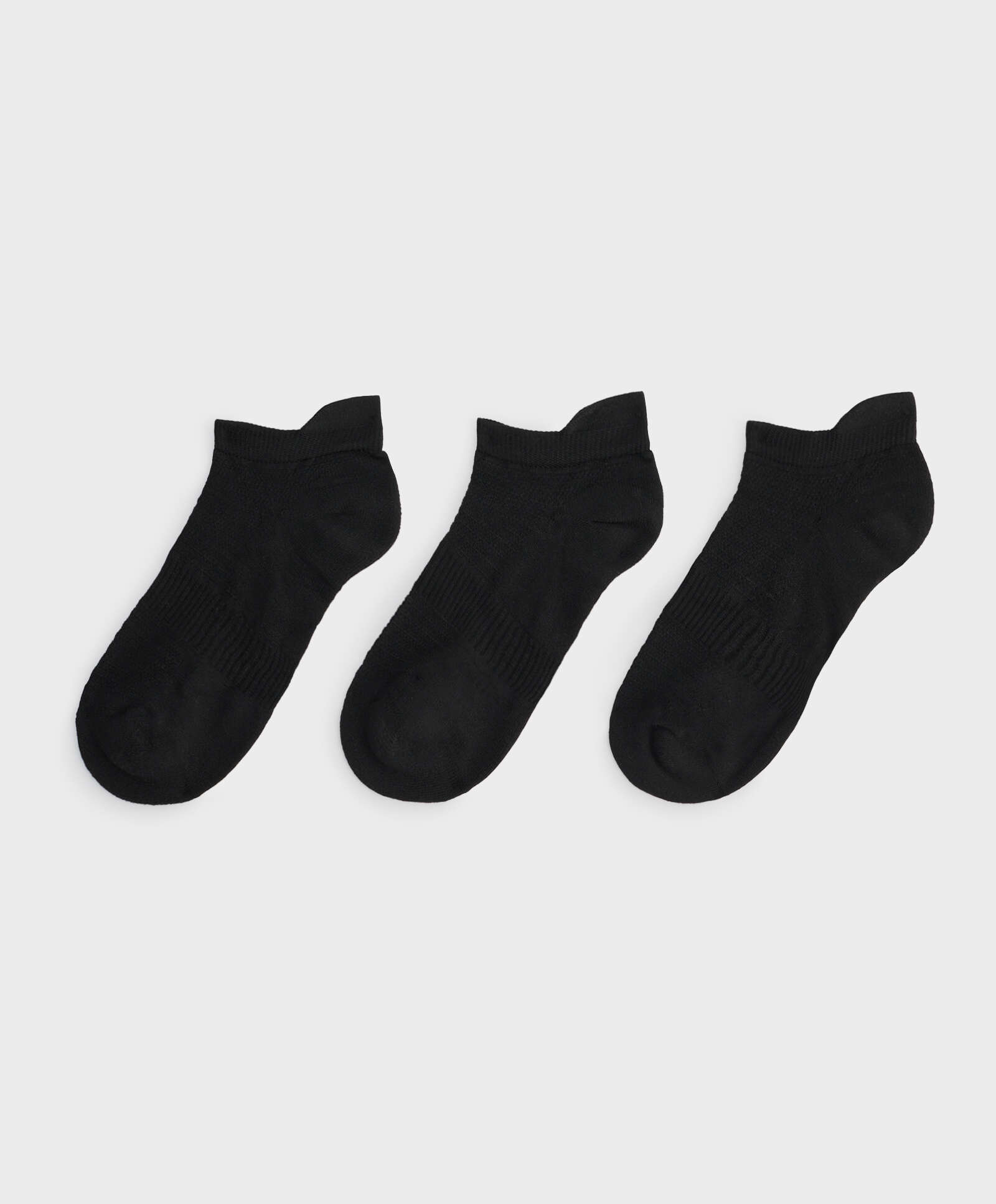 3 pares de calcetines sneaker poliamida deportivos