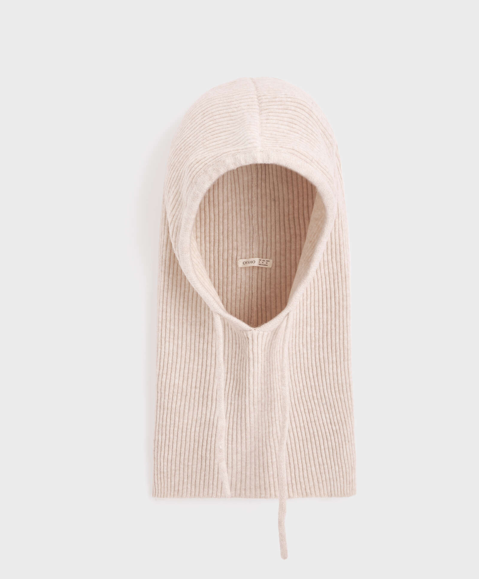 Ribbed knit hood - Knitwear - Accessories | OYSHO United States
