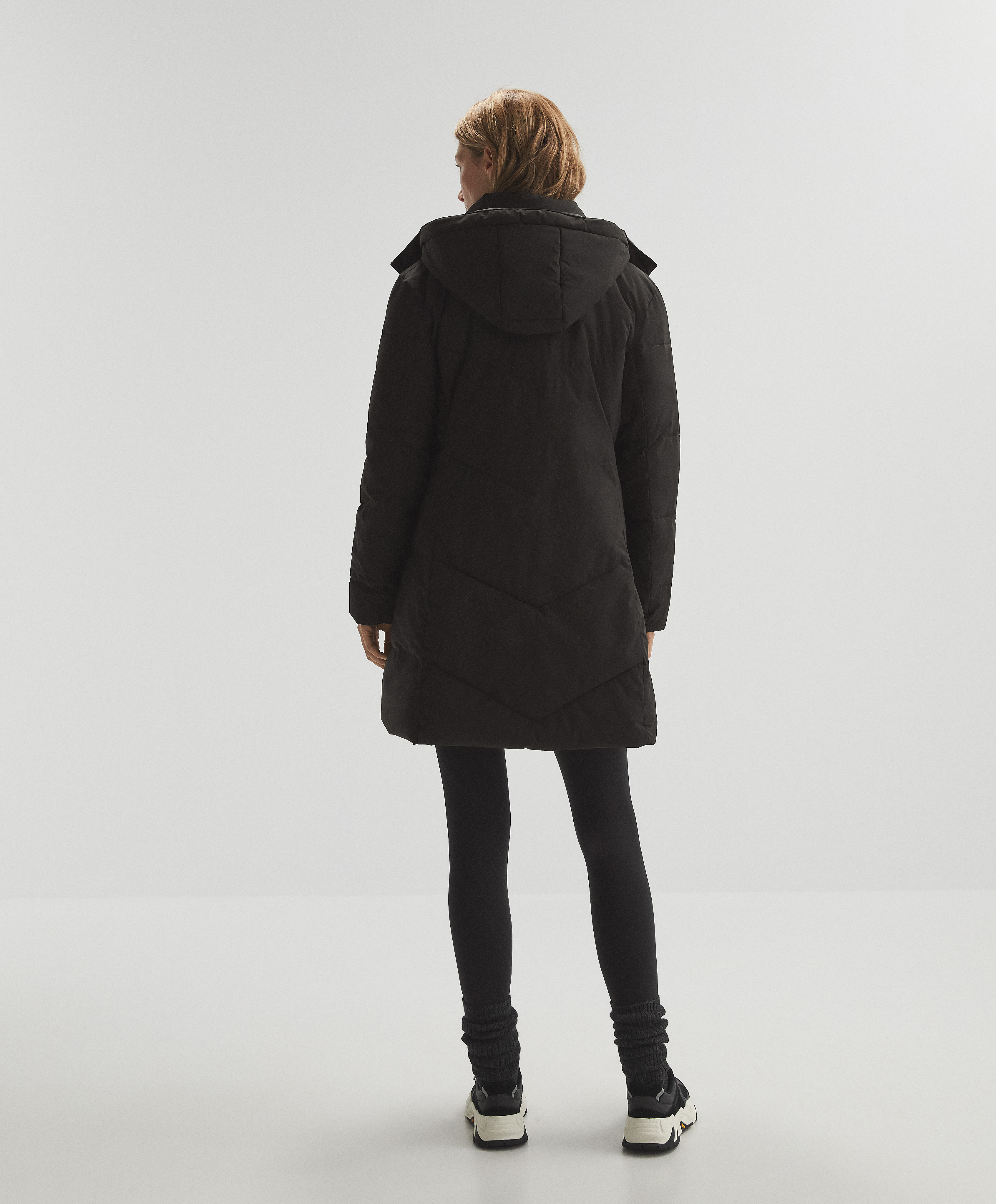 primaloft long coat