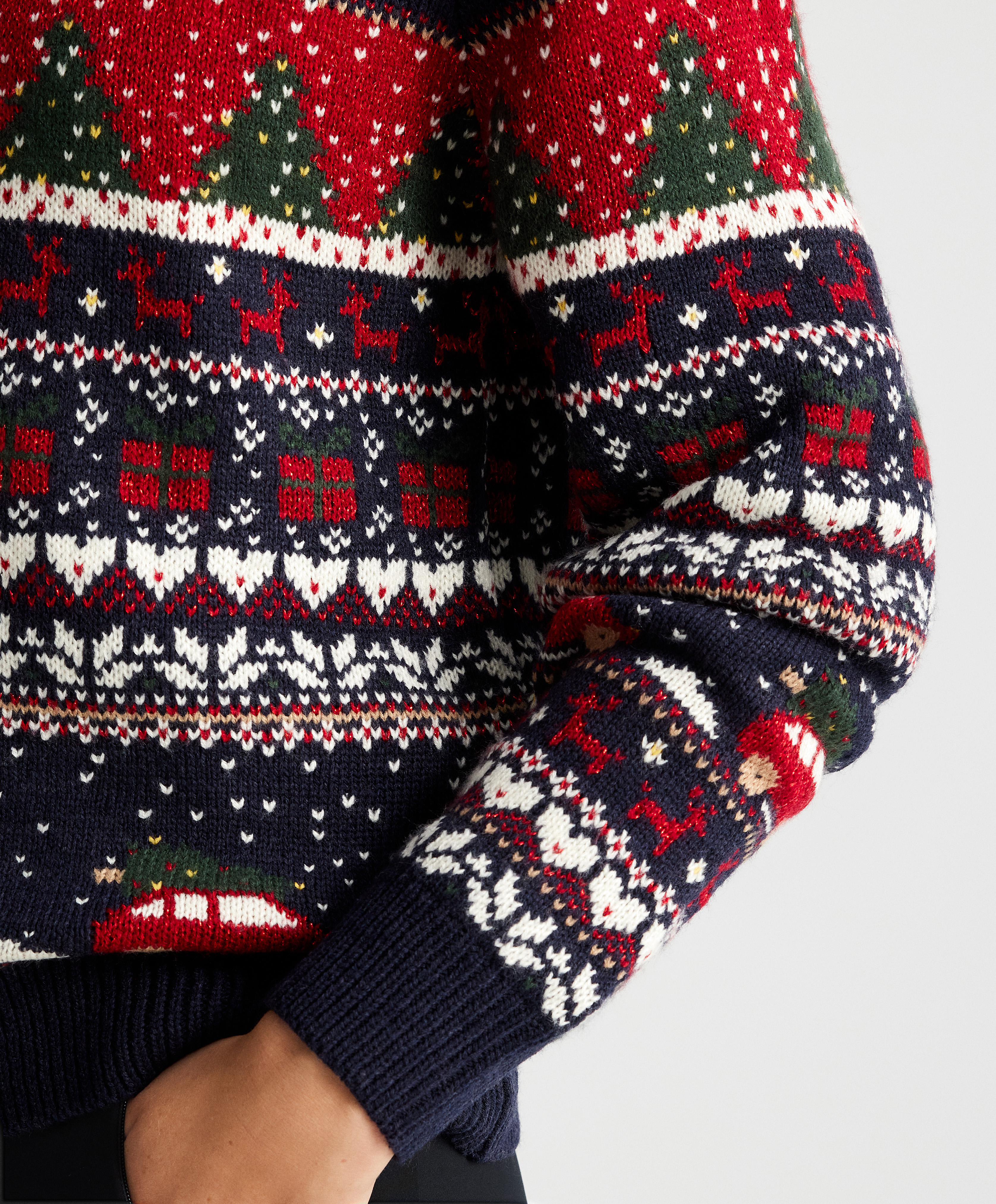 Christmas jacquard knit jumper - New 