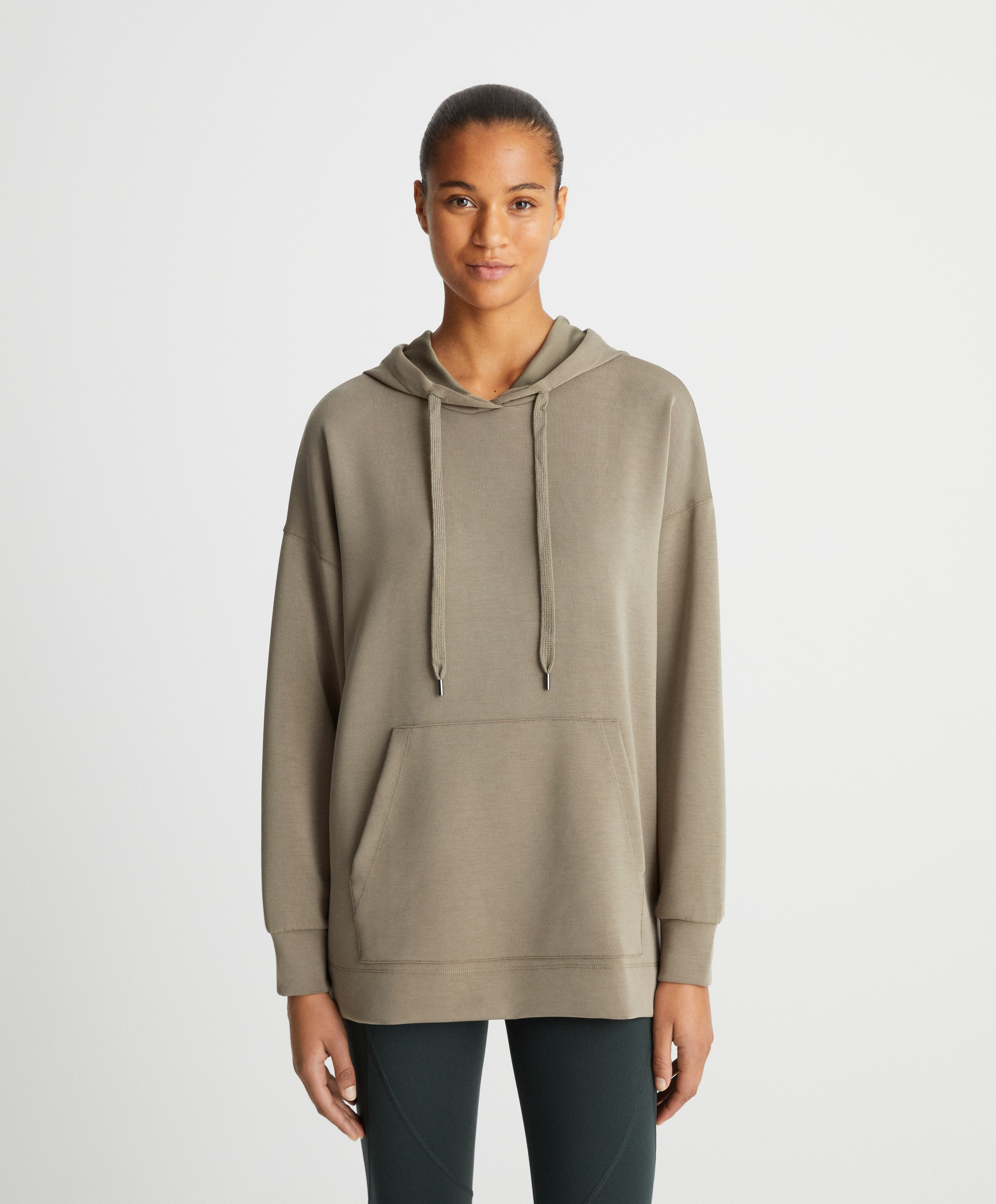 Oversize soft touch modal sweatshirt