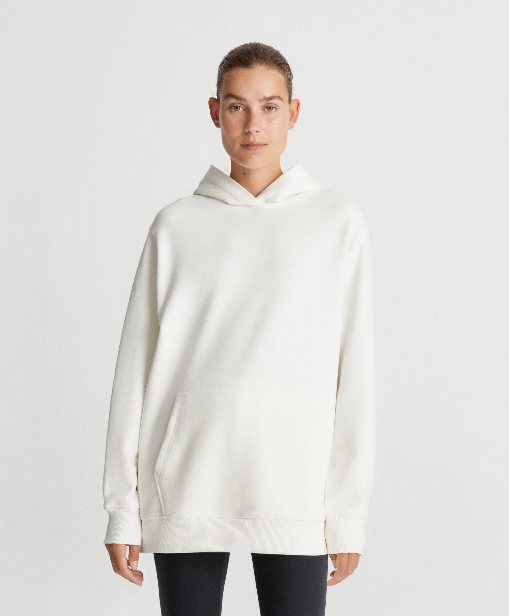 Sweatshirt oversize em felpa e algodão