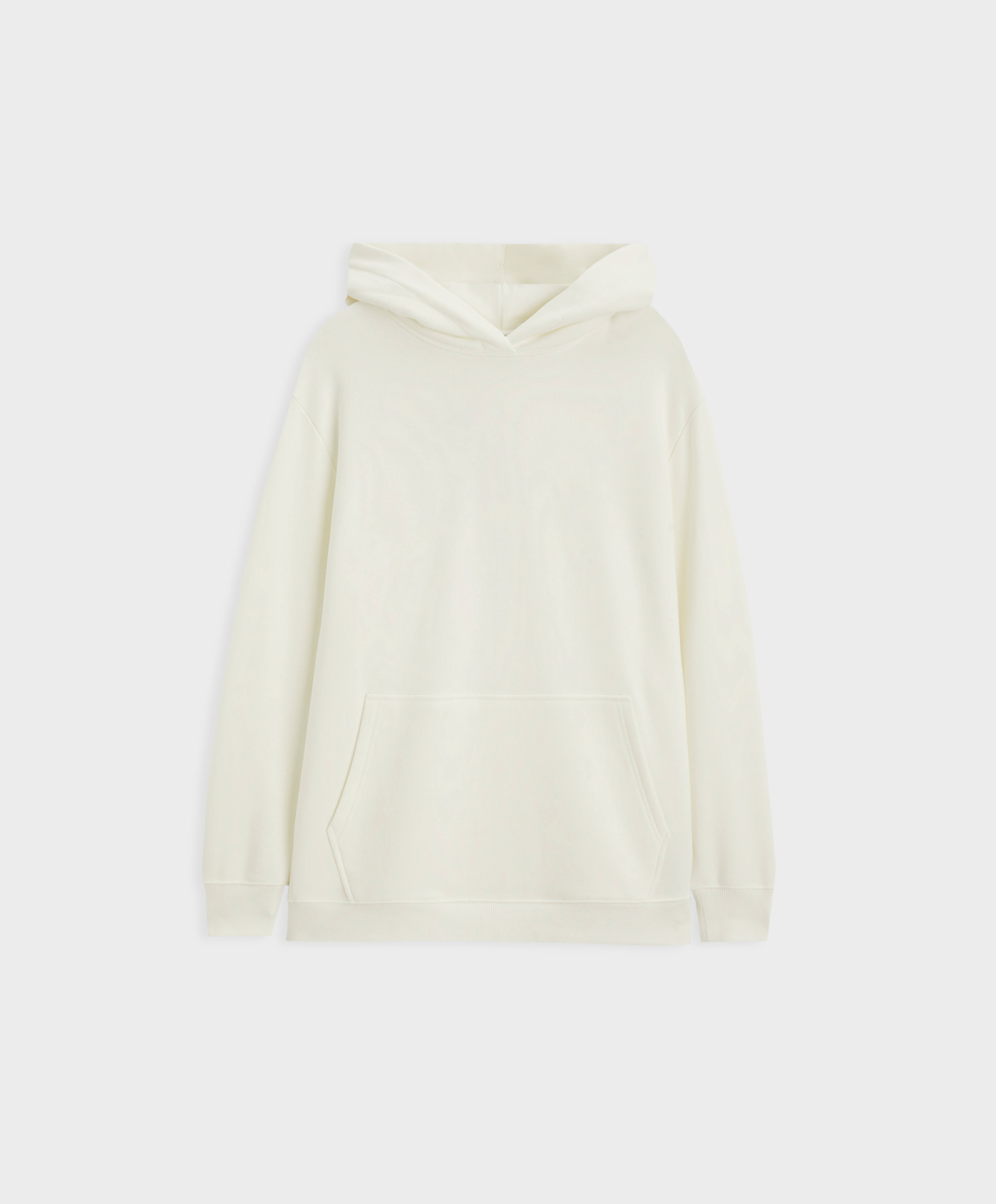 Oversize plush cotton sweatshirt