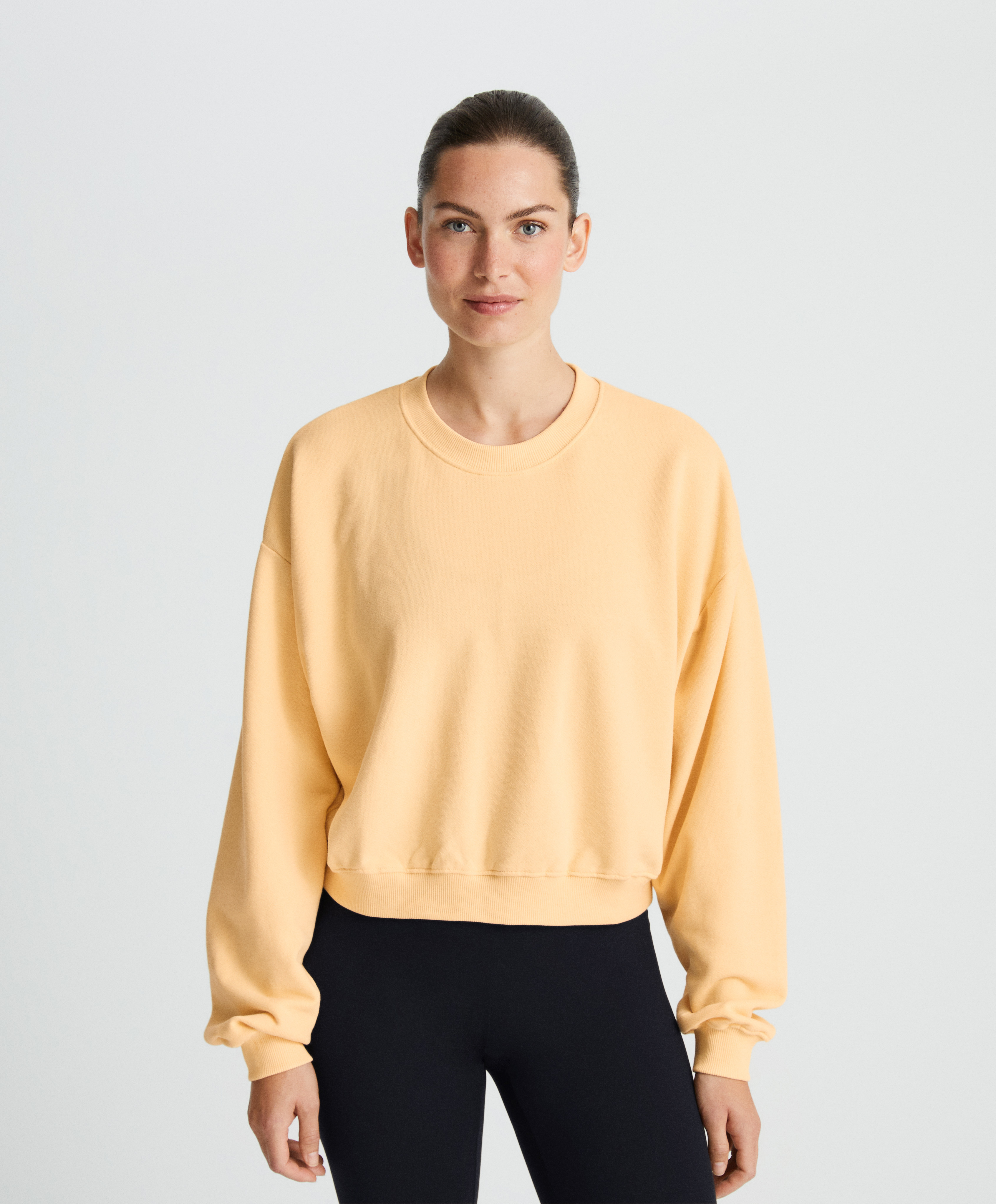 Plüschiges Sweatshirt aus 100 % Baumwolle